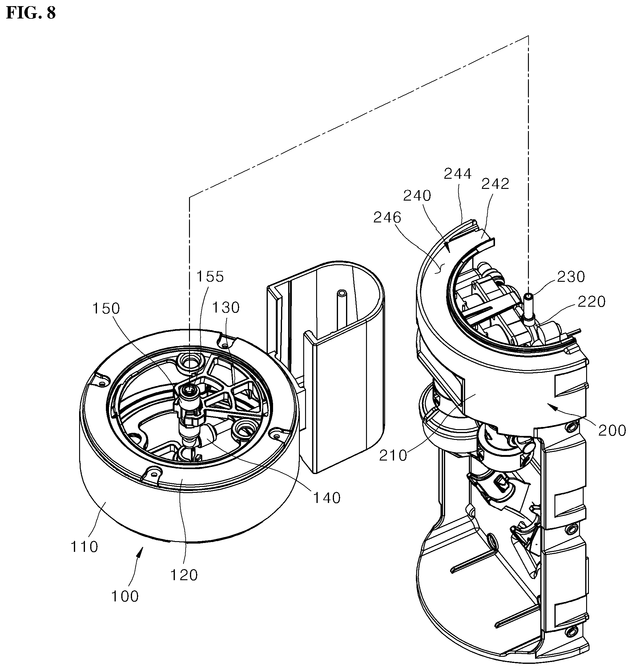 Patent US11780724 Figure 8 – Liquid dispenser