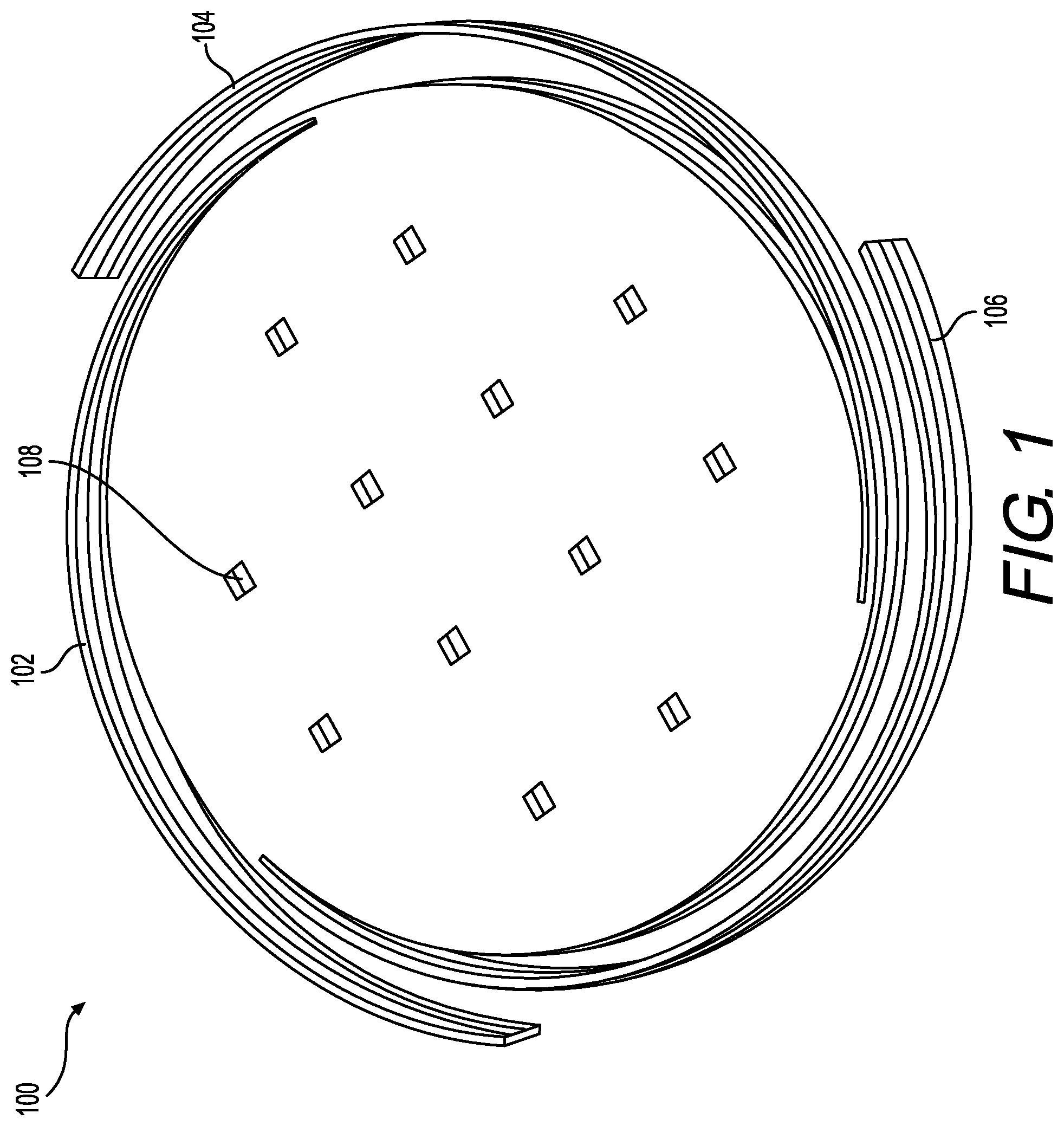 Patent US11780725 Figure 1 – MEMS device built using the BEOL metal layers of a solid state semiconductor process