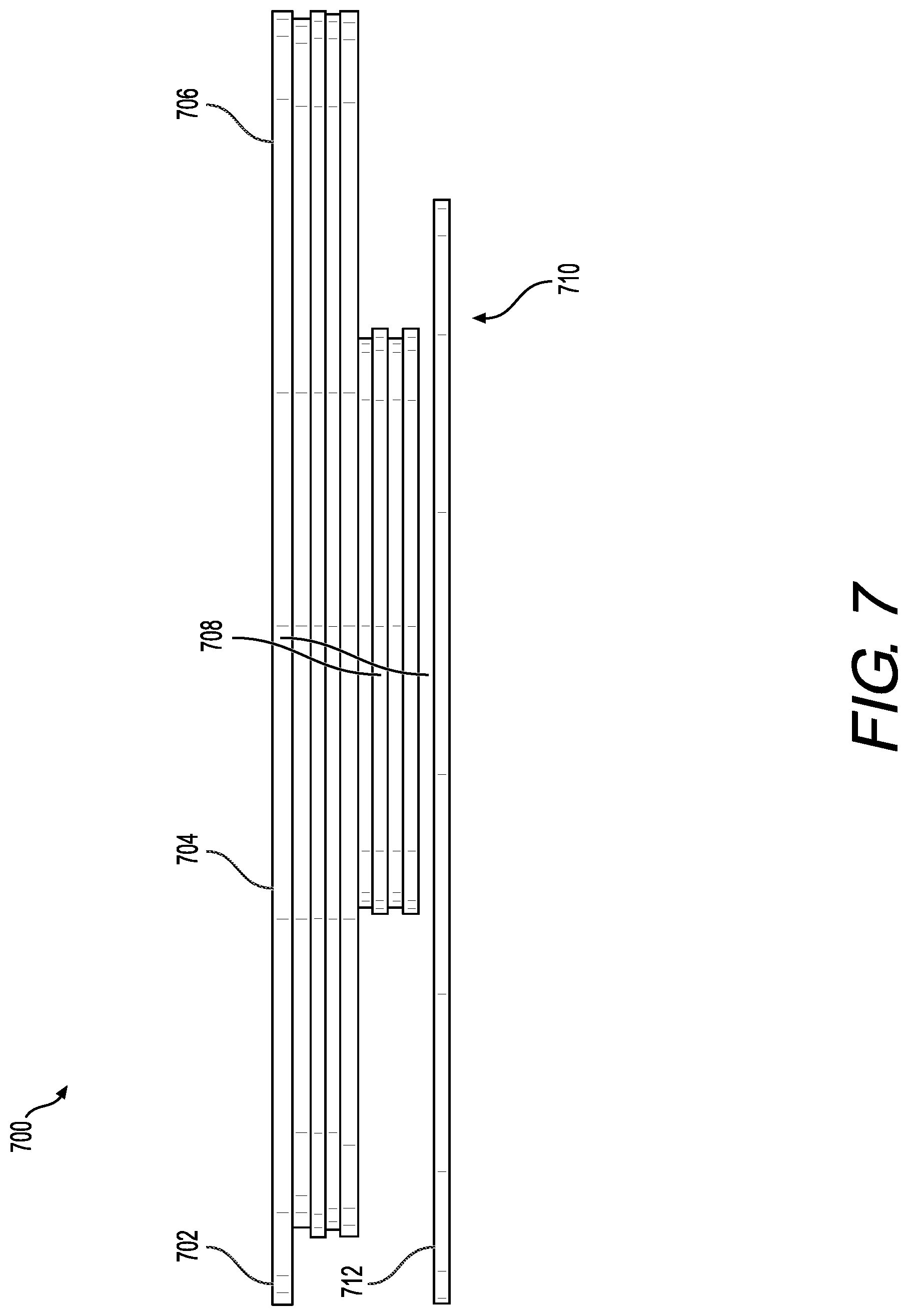Patent US11780725 Figure 7 – MEMS device built using the BEOL metal layers of a solid state semiconductor process