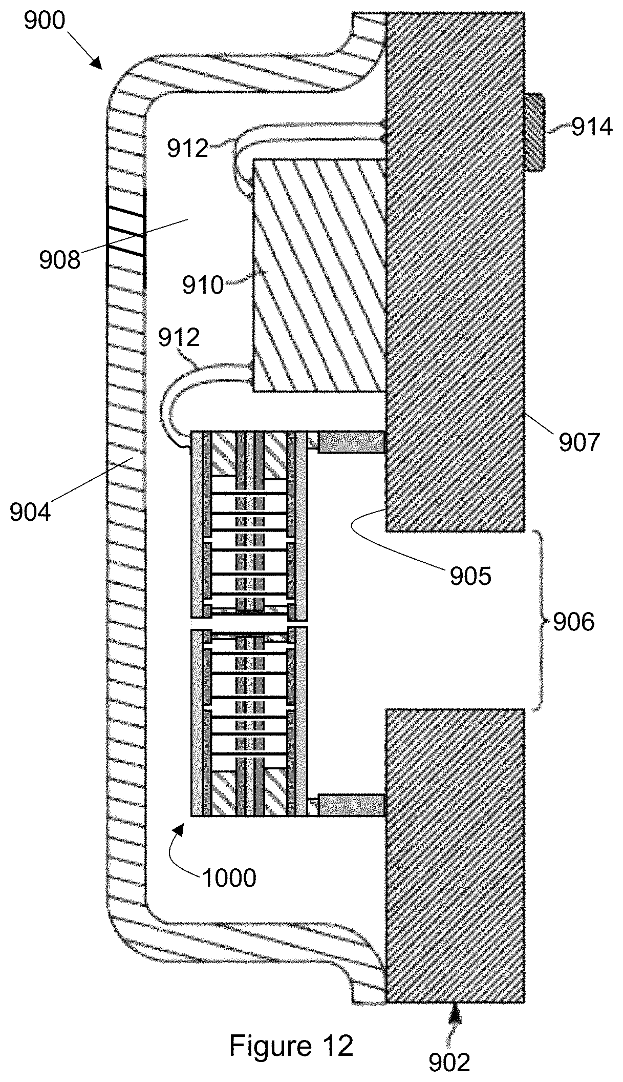 Patent US11780726 Figure 8 – Dual-diaphragm assembly having center constraint