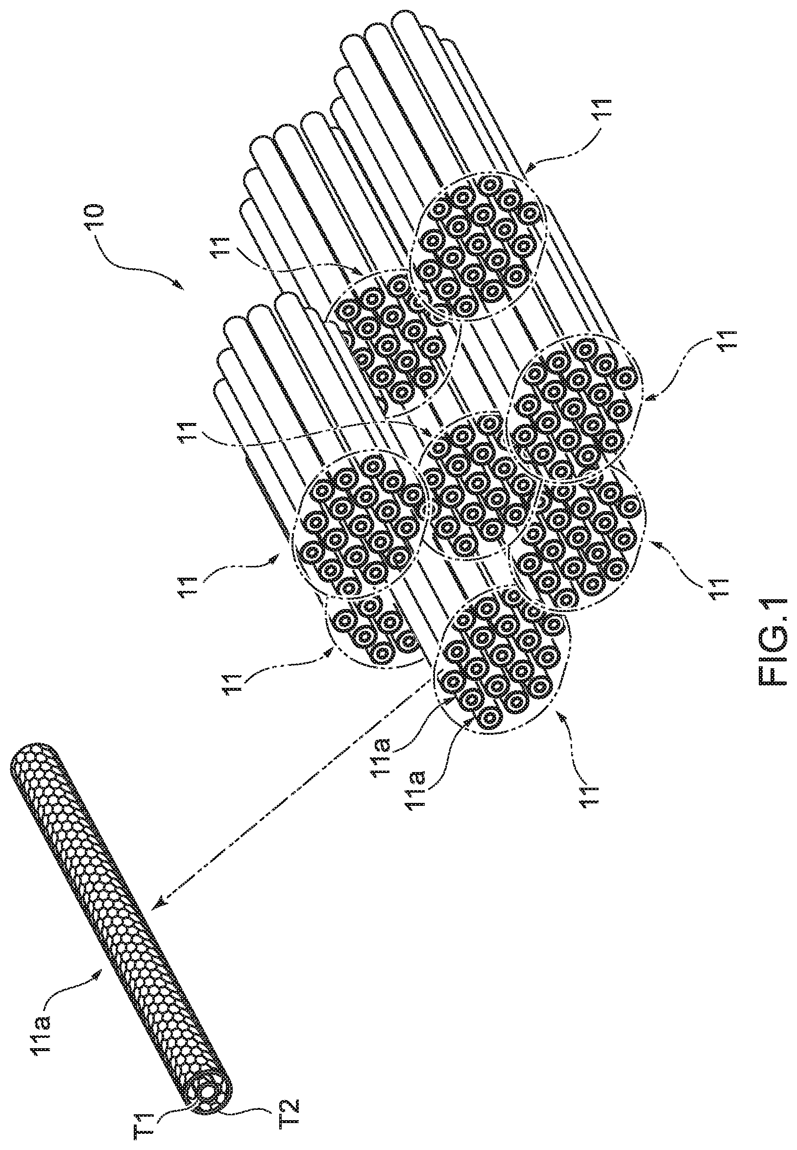Patent US11780731 Figure 1 – Carbon nanotube wire