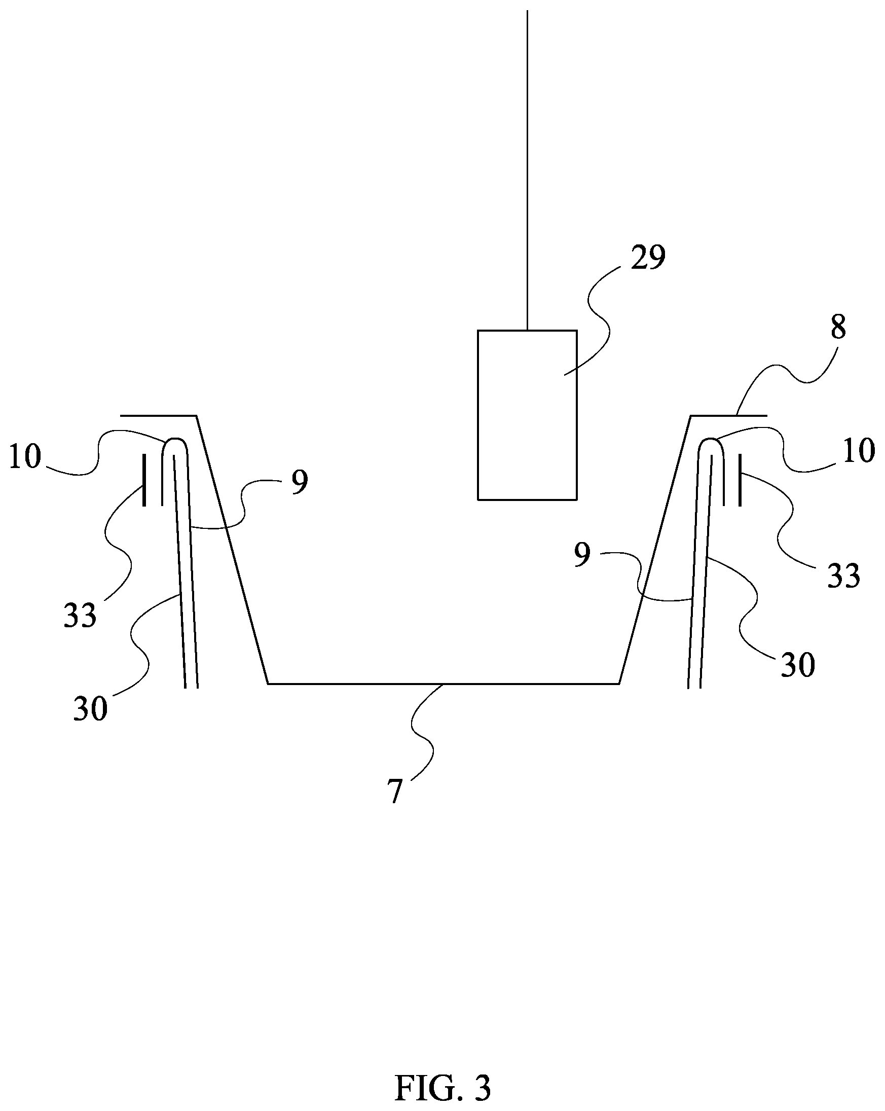 Patent US11780740 Figure 3 – System of filtering runoff water from a roof cleaning