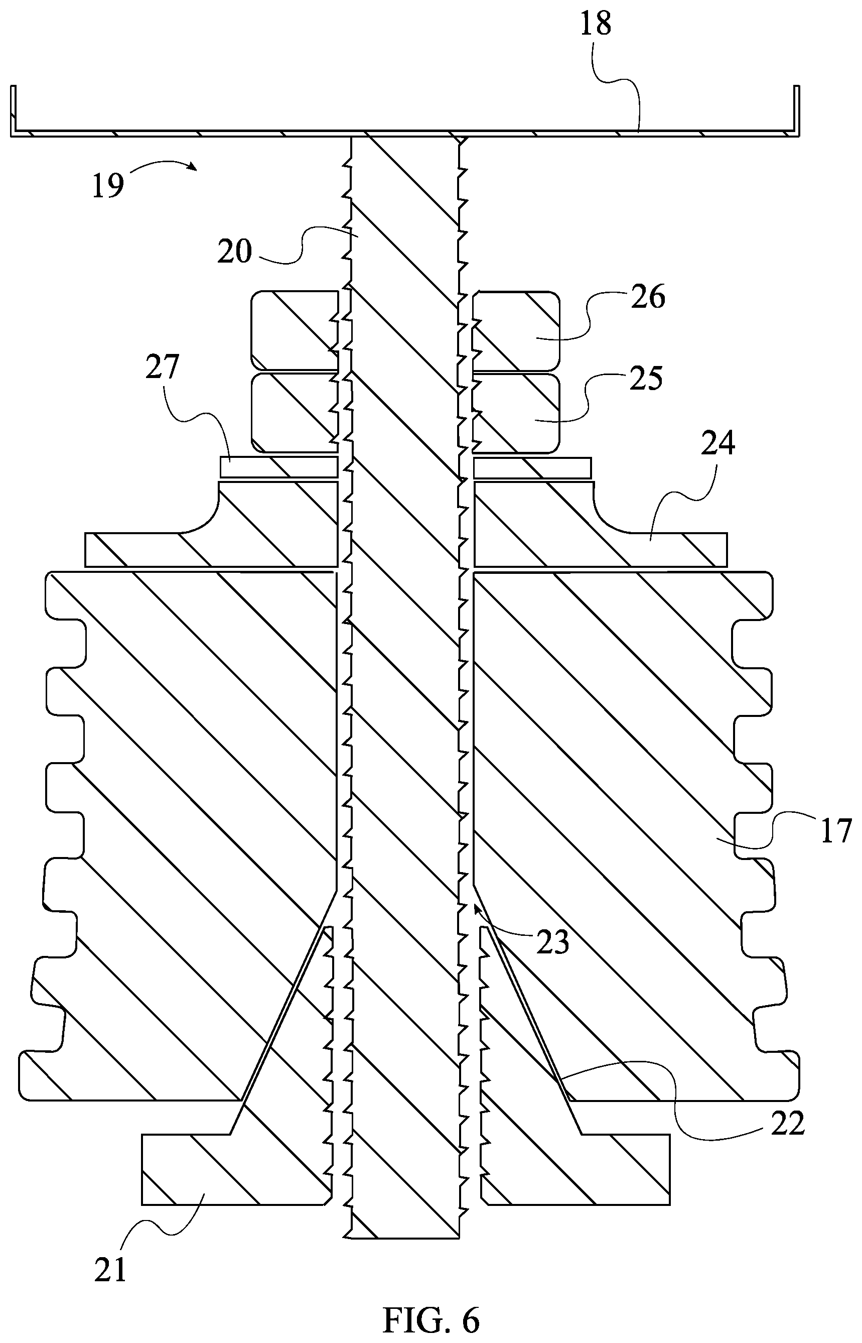 Patent US11780740 Figure 6 – System of filtering runoff water from a roof cleaning