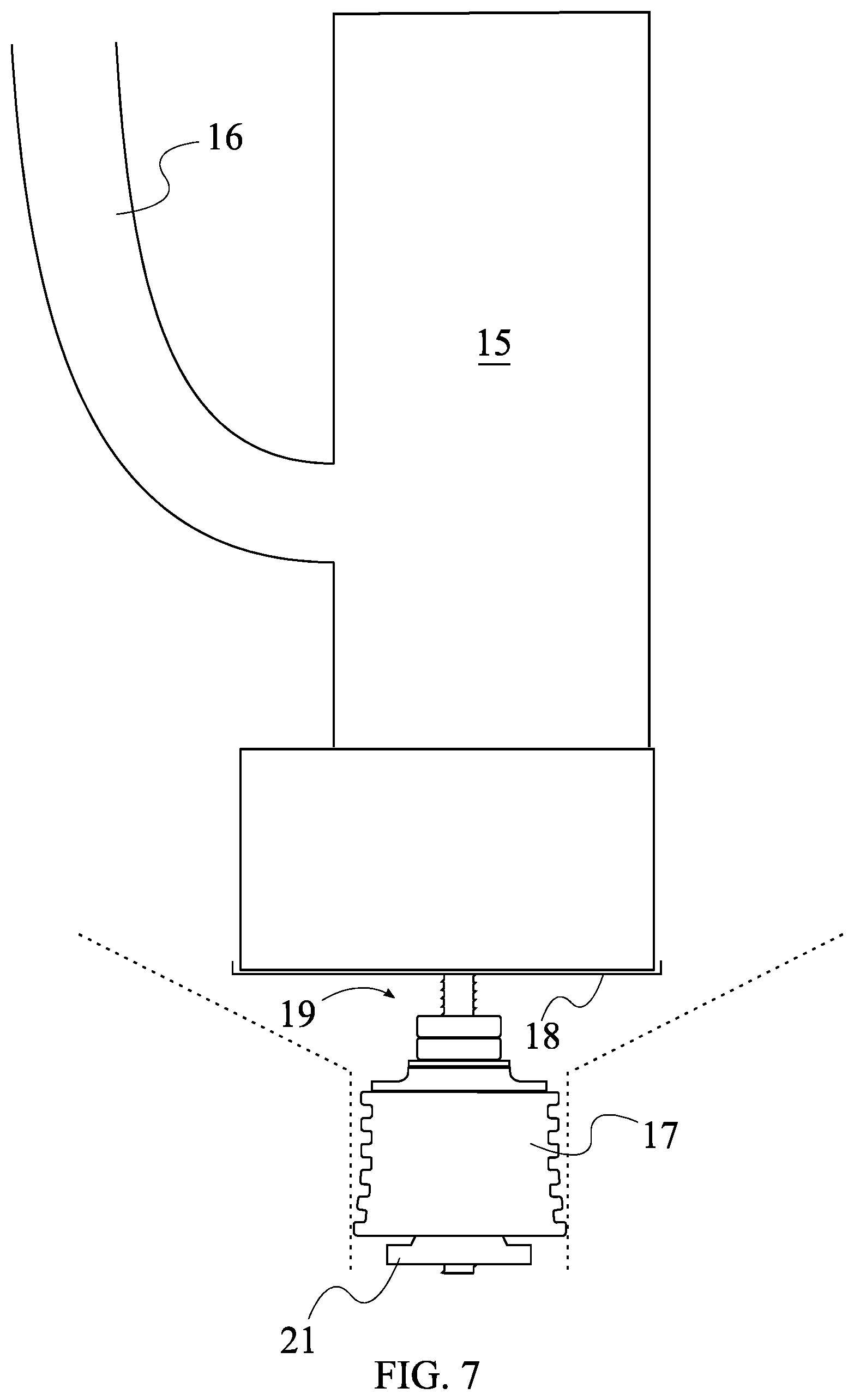 Patent US11780740 Figure 7 – System of filtering runoff water from a roof cleaning