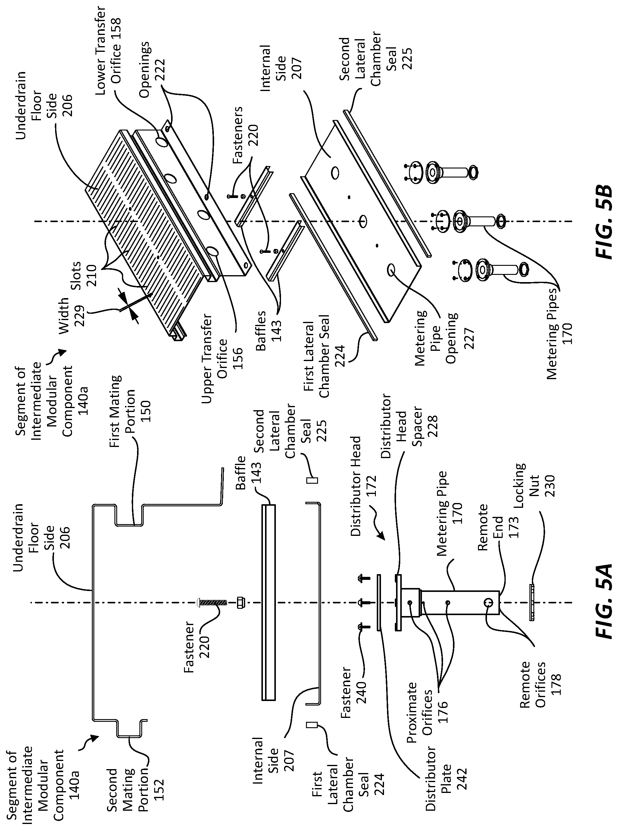 Patent US11780741 Figure 5 – Modular underdrain systems