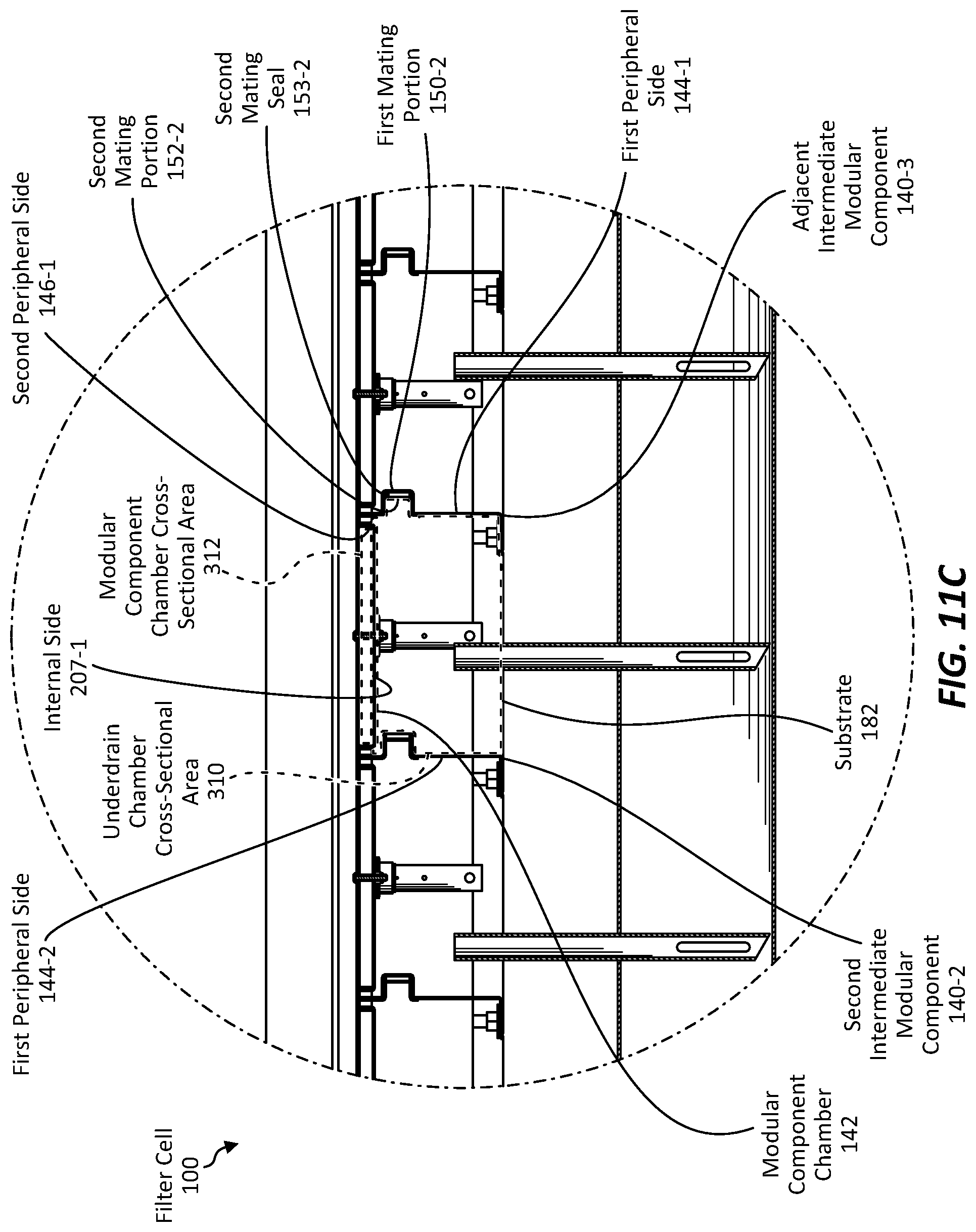 Patent US11780741 Figure 13 – Modular underdrain systems