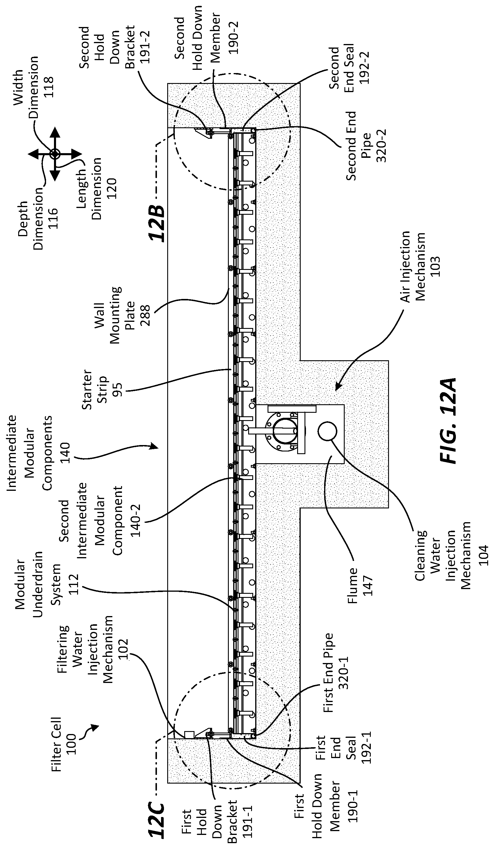Patent US11780741 Figure 15 – Modular underdrain systems