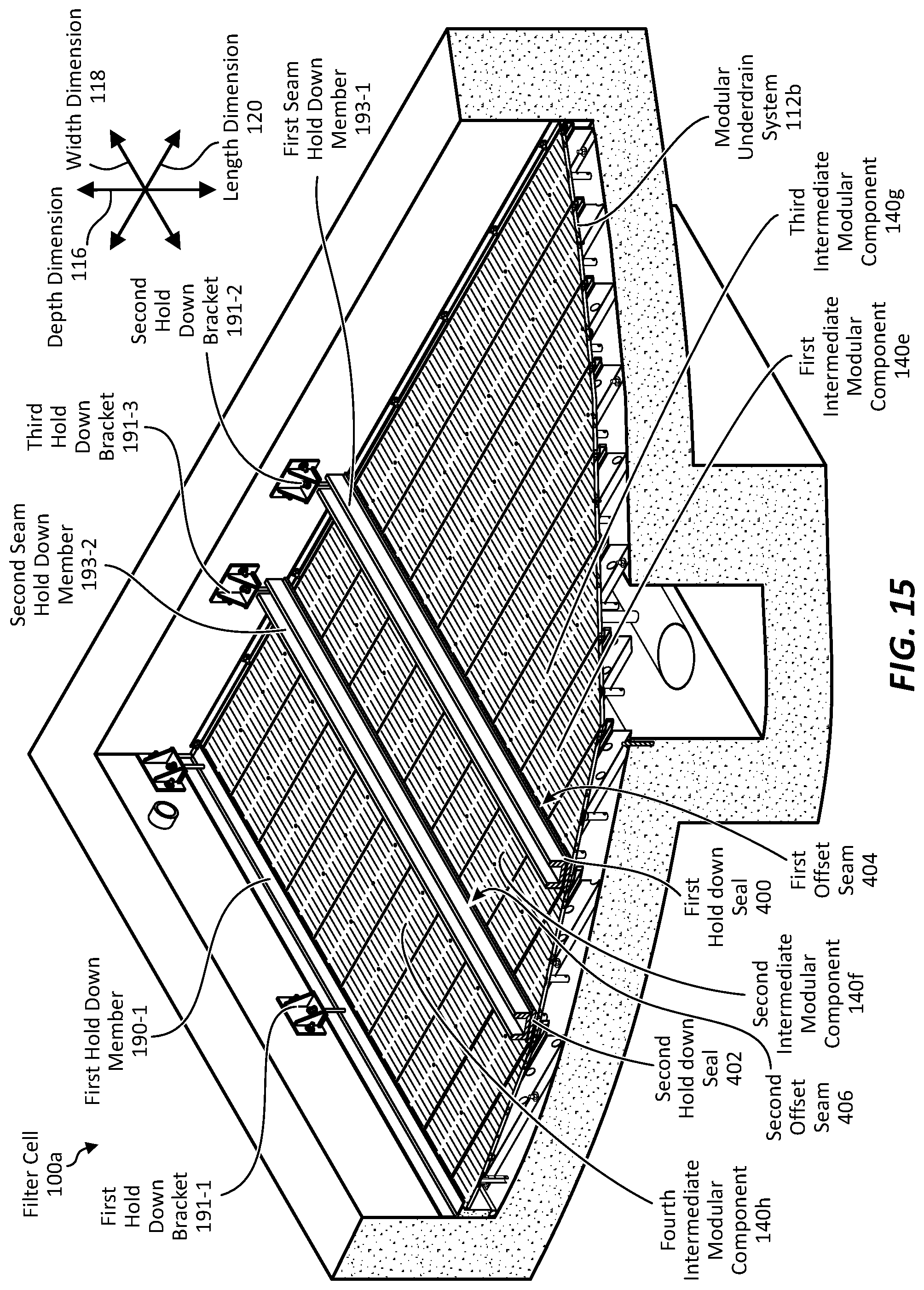 Patent US11780741 Figure 20 – Modular underdrain systems