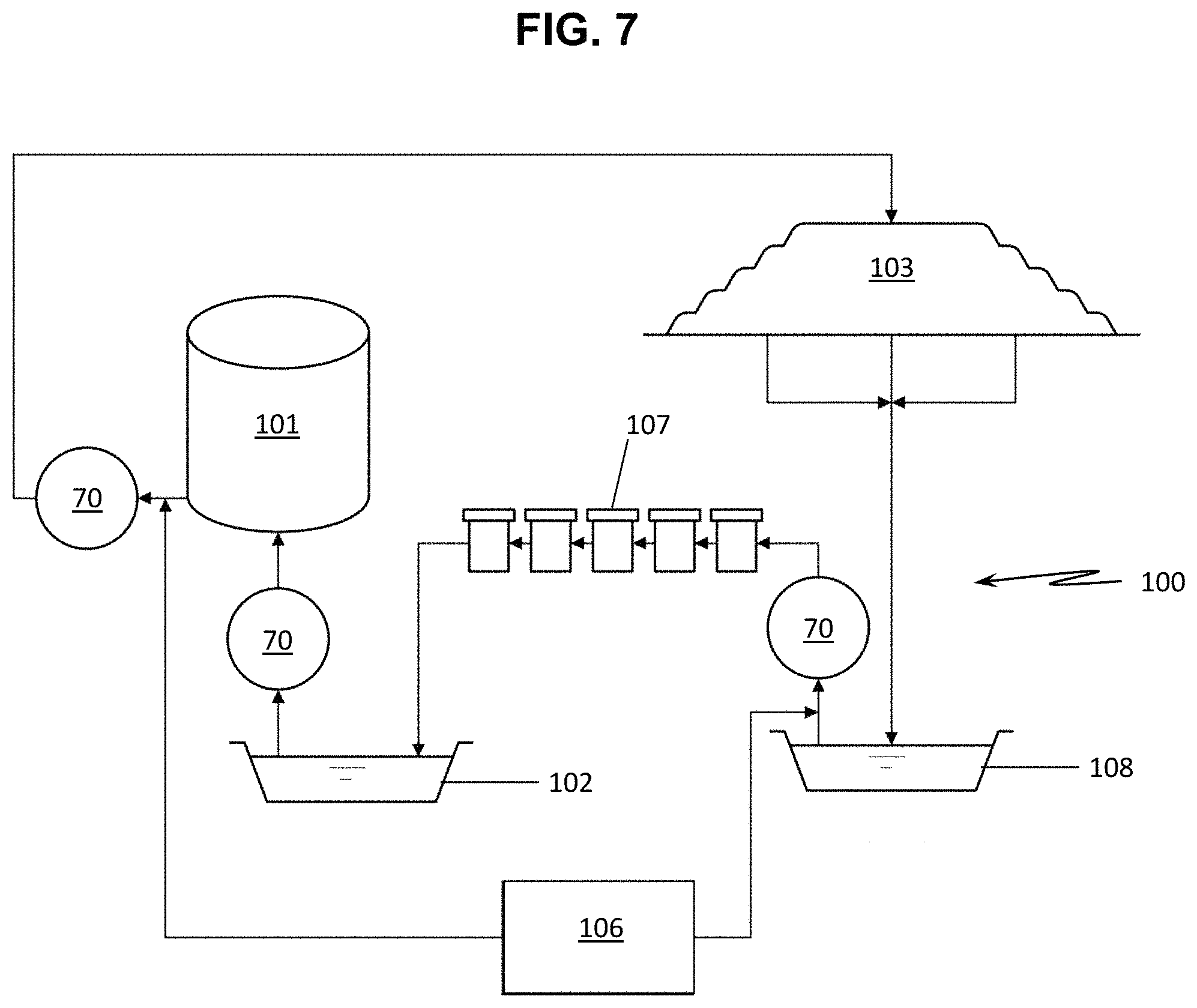 Patent US11780742 Figure 7 – Methods for online control of a chemical treatment solution using scale saturation indices