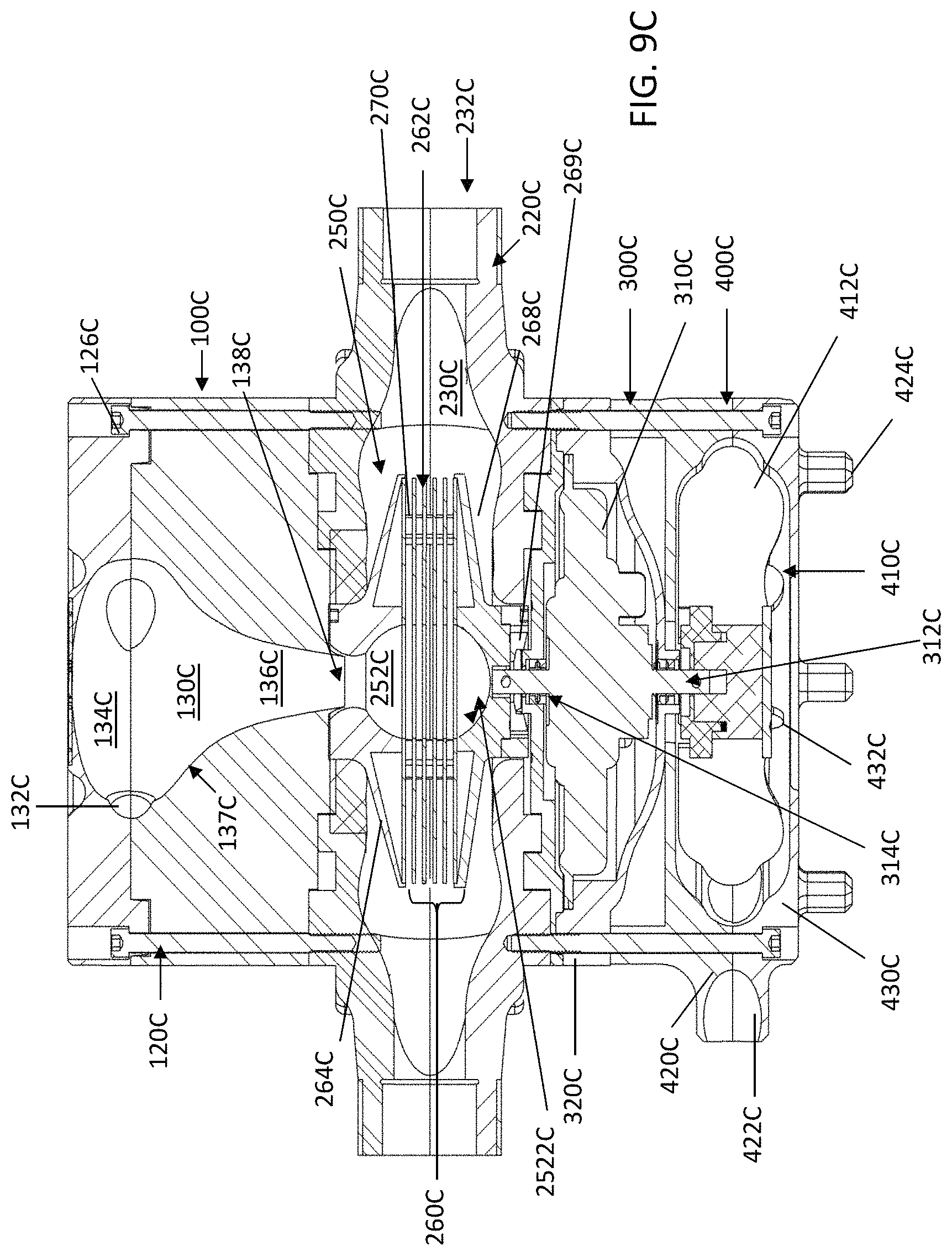 Patent US11780743 Figure 9 – Disk-pack turbine
