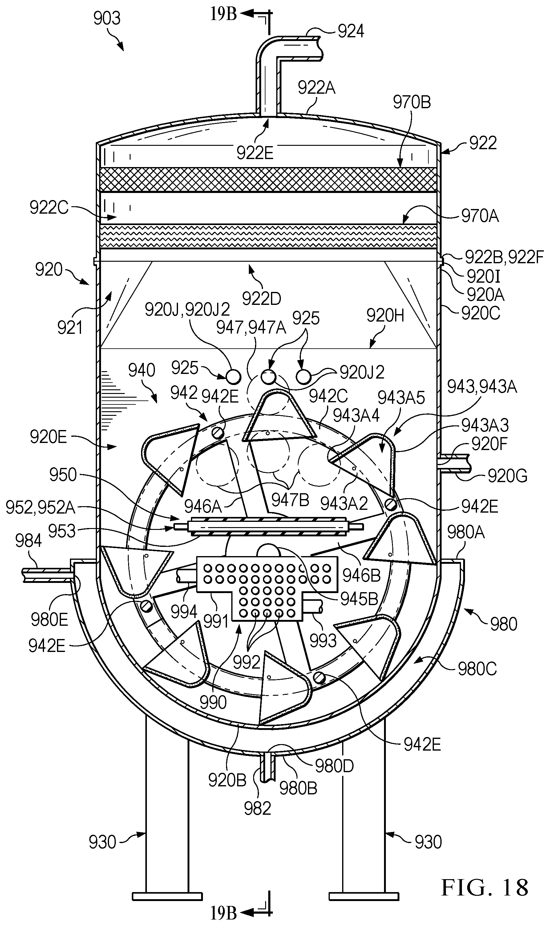 Patent US11780744 Figure 19 – Methods and apparatuses for distilling seawater and brine and removing salt
