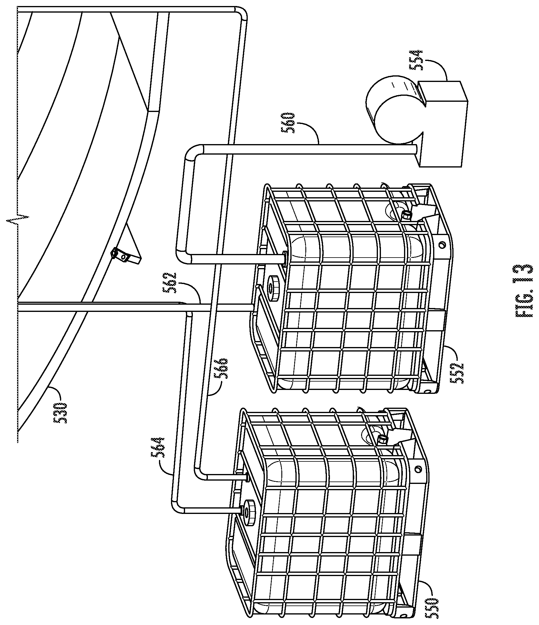 Patent US11780745 Figure 12 – Solar distillation system with supplemental distillation units and associated methods