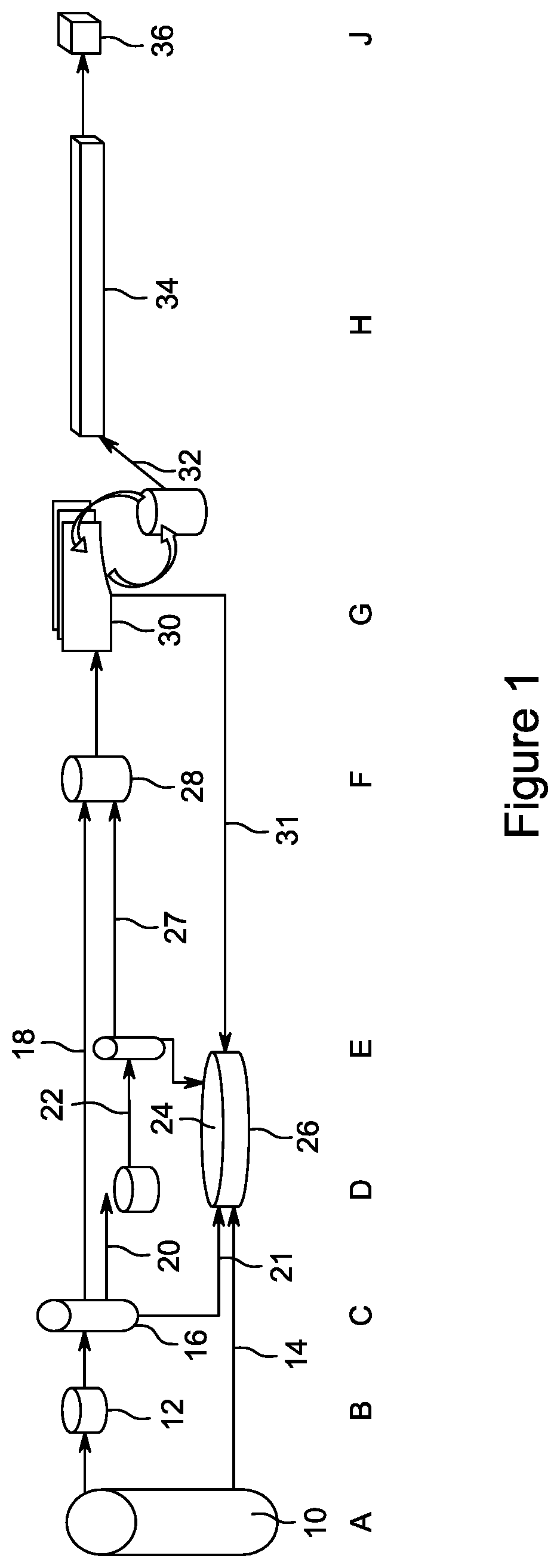 Patent US11780746 — Water treatment for removing PFAS — Figure 1