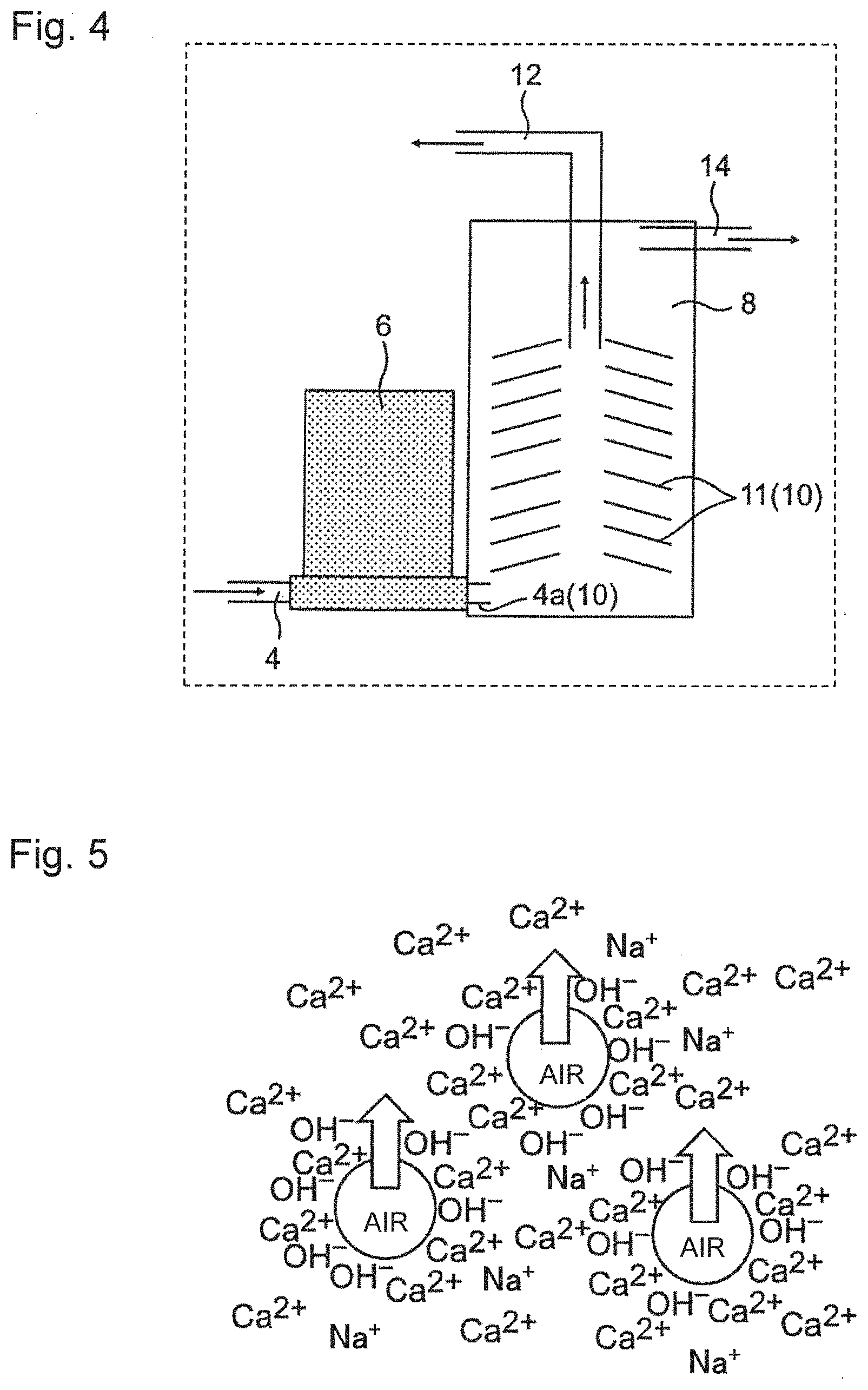 Patent US11780752 Figure 4 – Ion-exchange resin regeneration system
