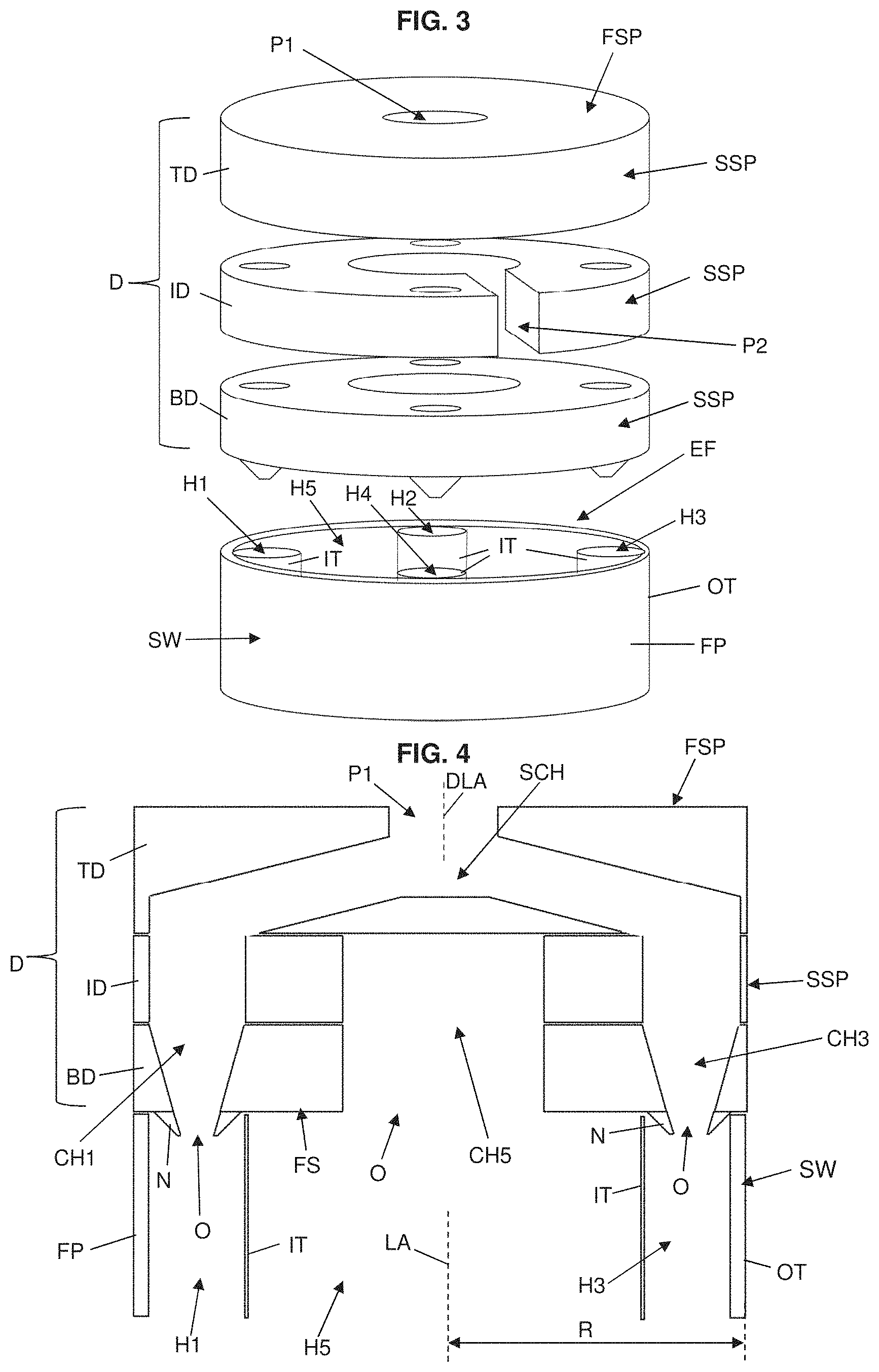 Patent US11780763 Figure 2 – Device and method for connecting a fiber preform to a pressure supply system