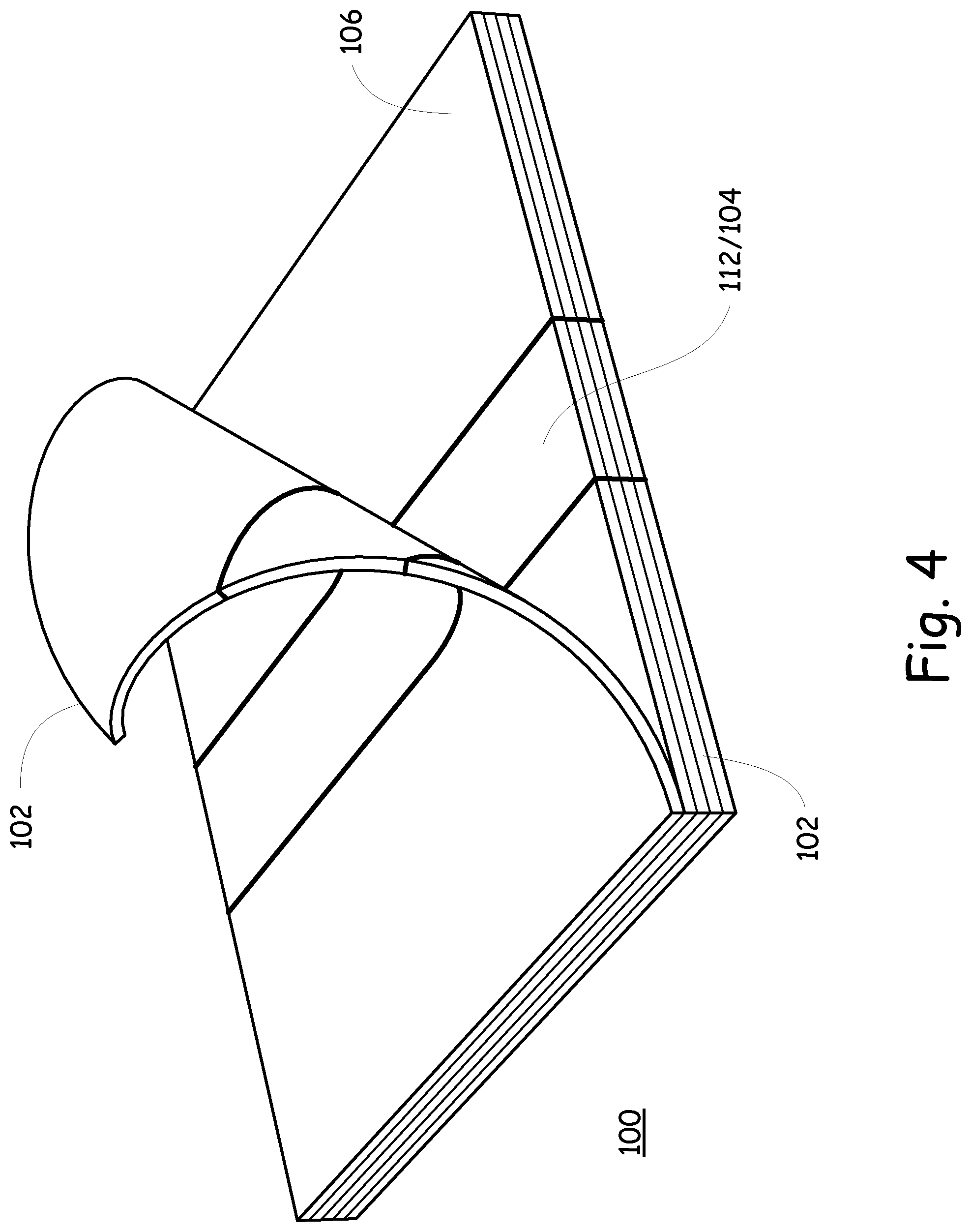 Patent US11780779 Figure 4 – High temperature composite structure and system for detecting degradation thereof