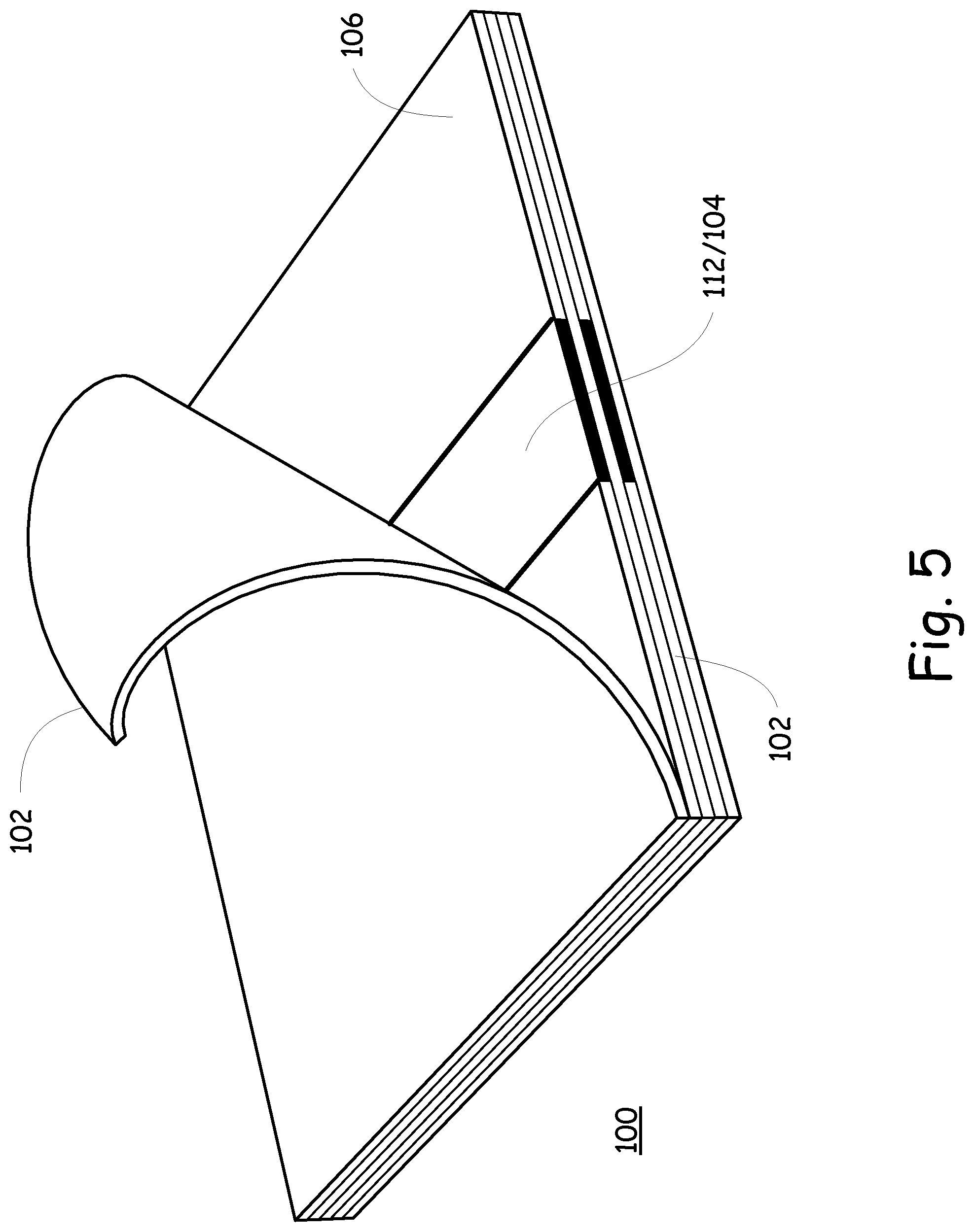 Patent US11780779 Figure 5 – High temperature composite structure and system for detecting degradation thereof