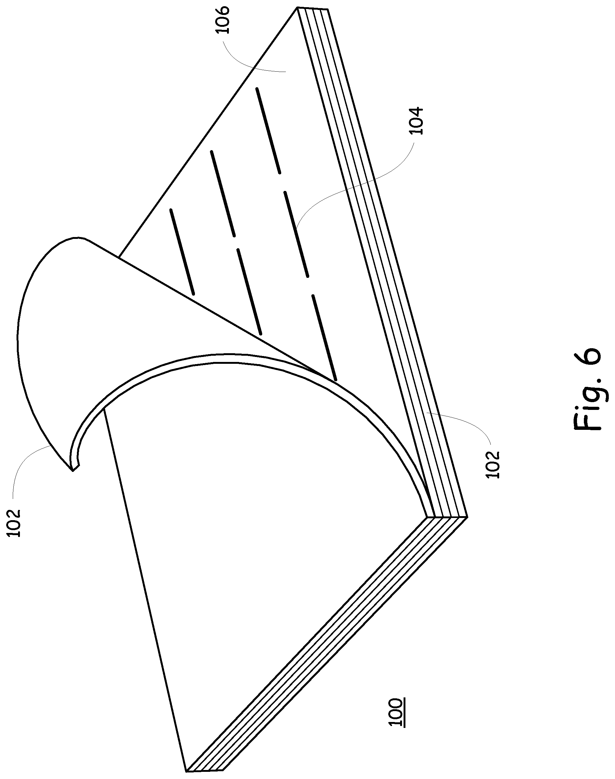 Patent US11780779 Figure 6 – High temperature composite structure and system for detecting degradation thereof