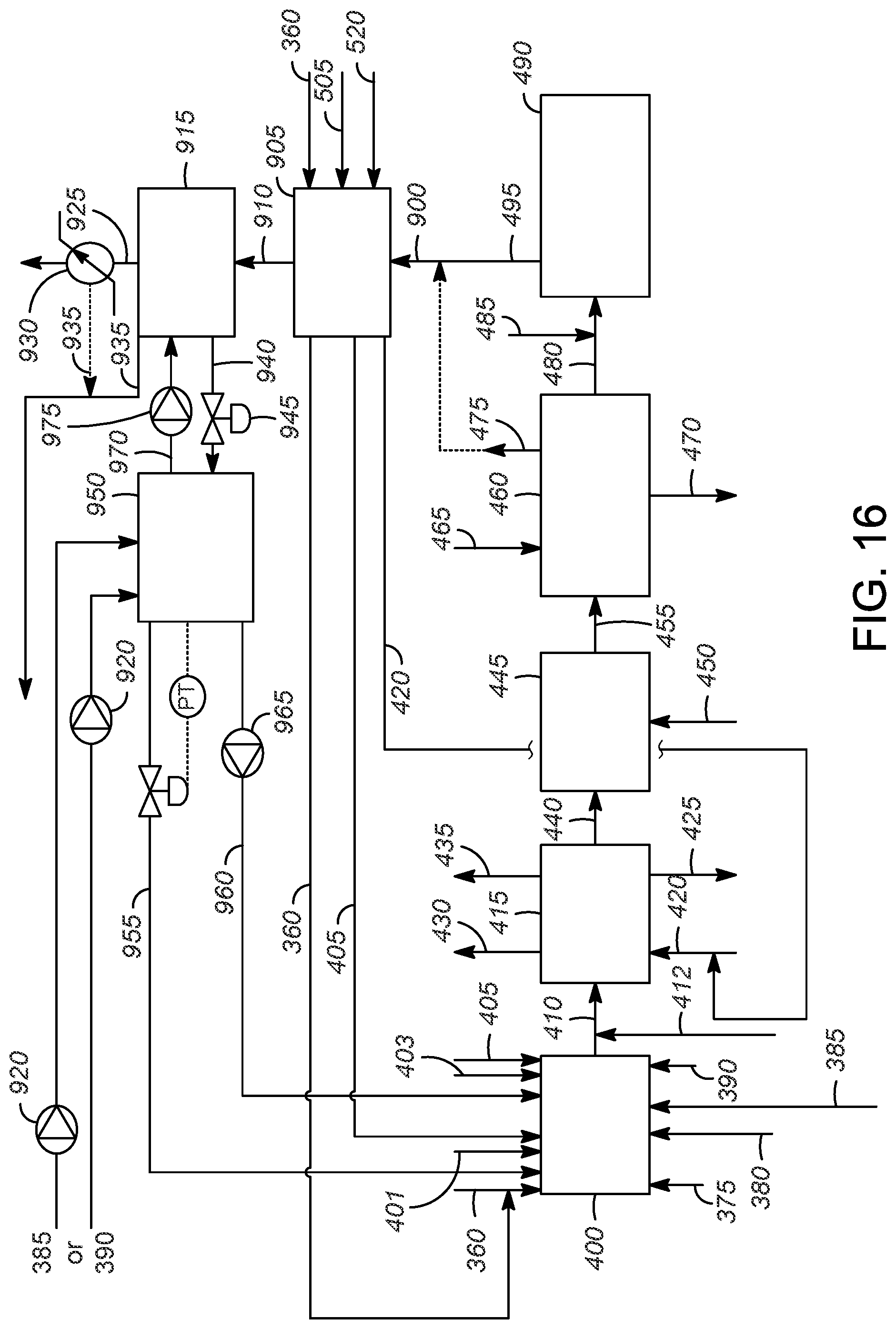 Patent US11780795 Figure 16 – Cumene-phenol complex with thermal oxidation system