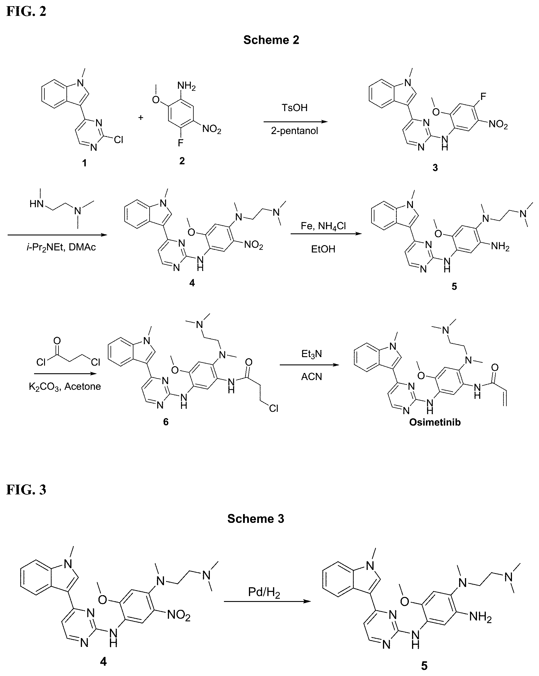 Patent US11780824 Figure 2 – Process for preparing osimertinib or a salt thereof