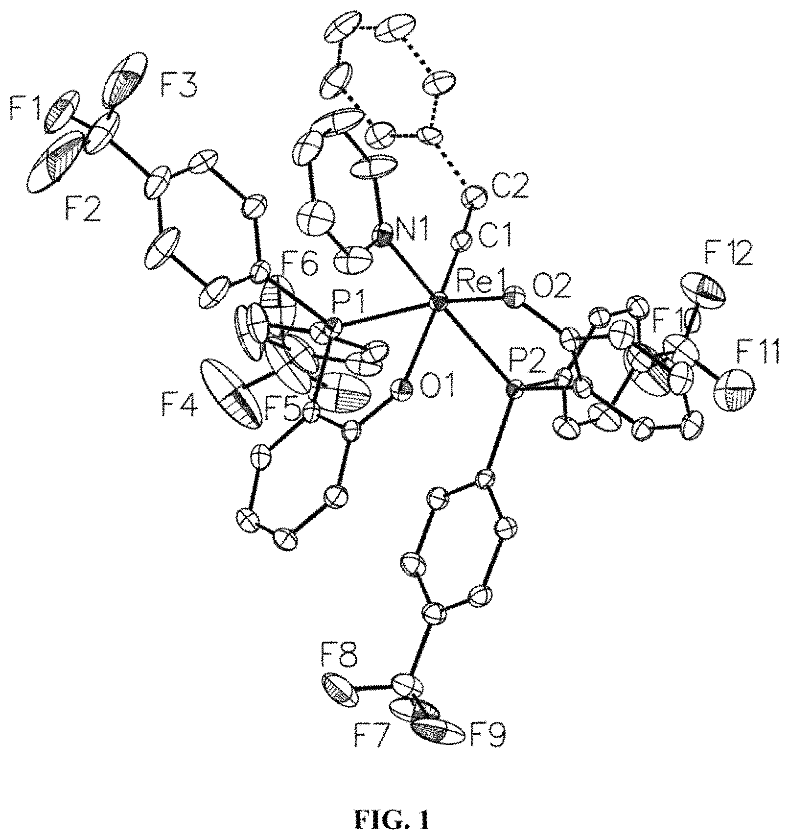 Patent US11780864 Figure 1 – Rhenium(V) alkylidyne complexes and methods of use and preparation thereof
