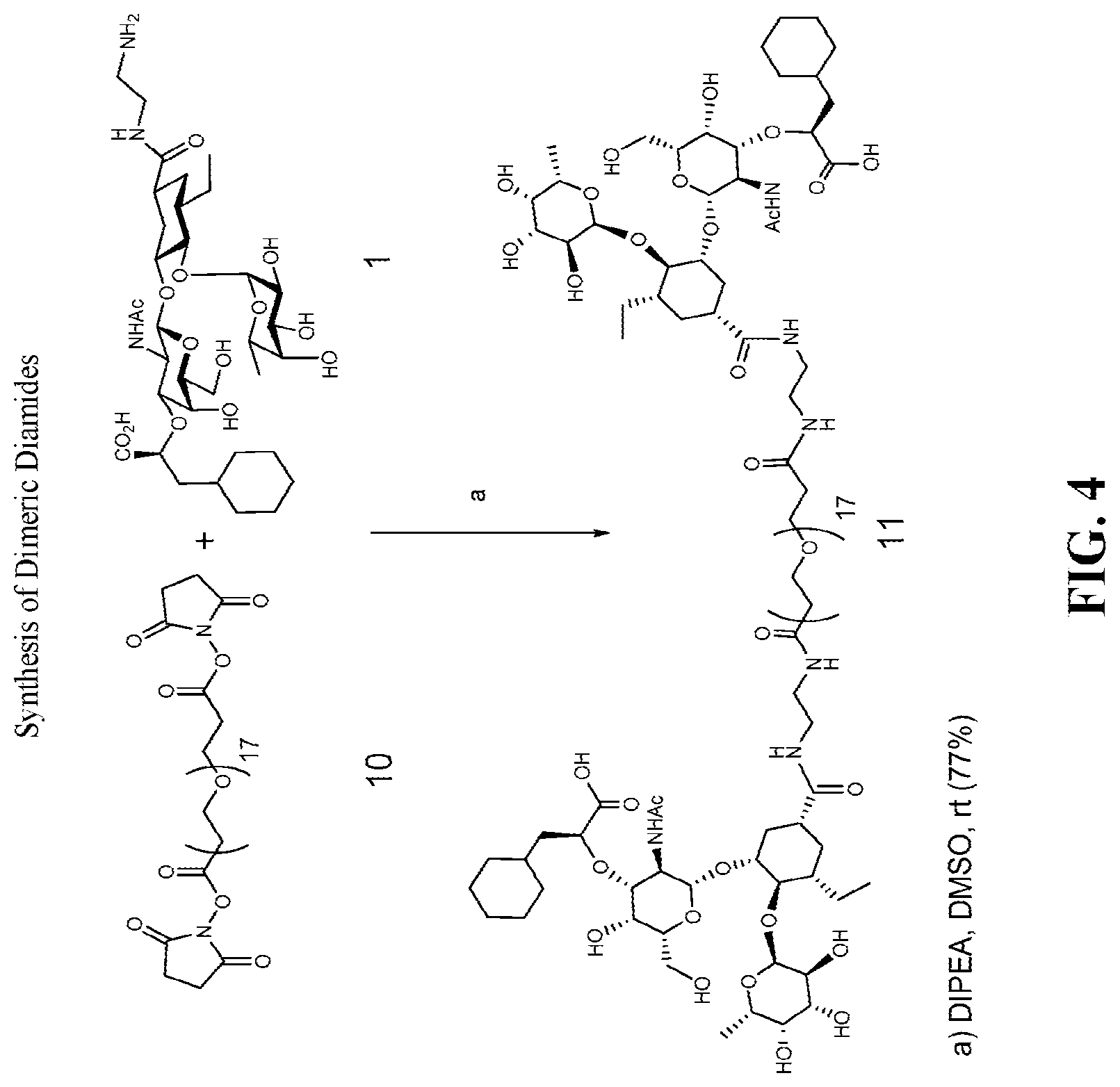 Patent US11780873 Figure 4 – Highly potent multimeric e-selectin antagonists