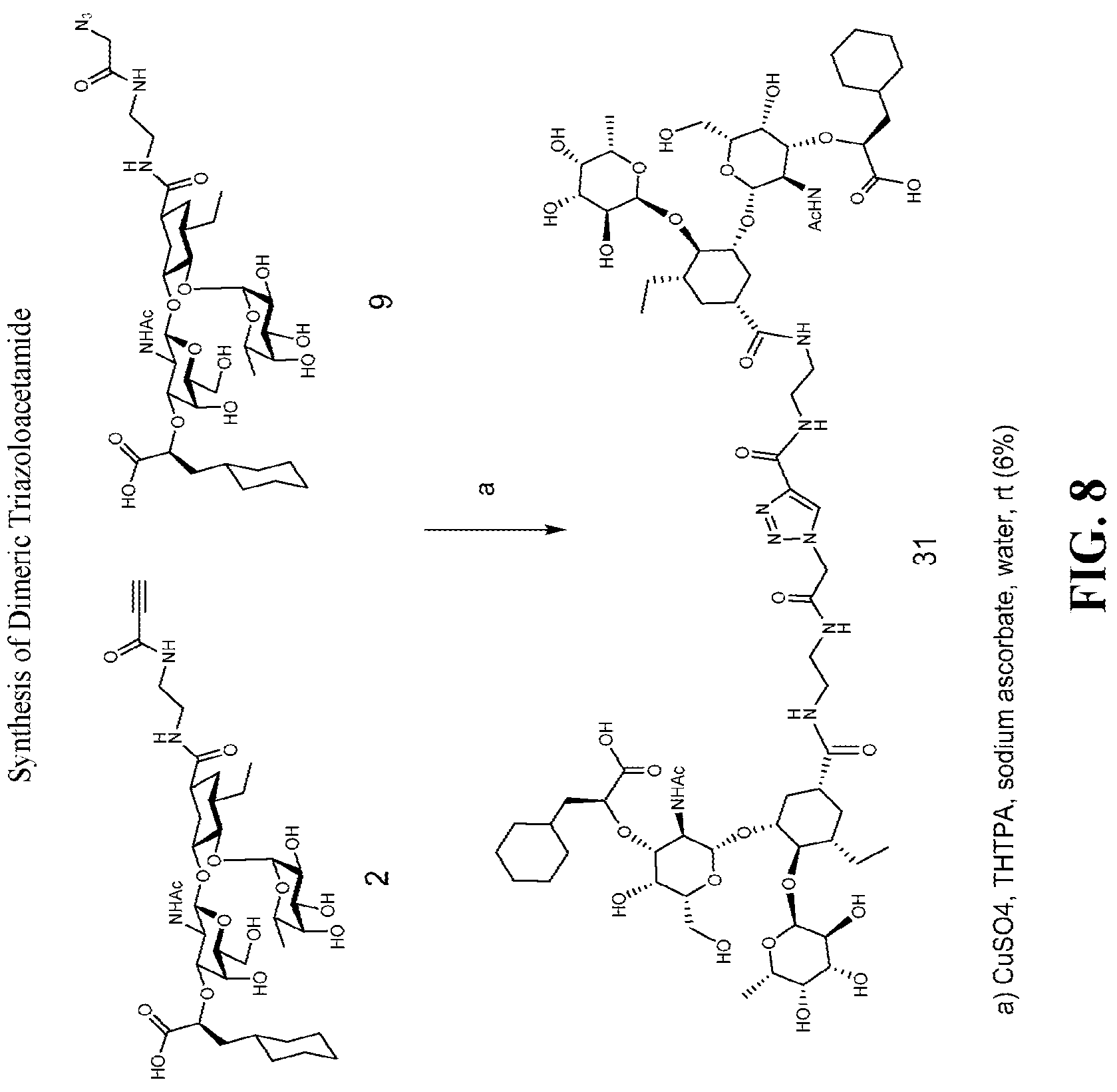 Patent US11780873 Figure 8 – Highly potent multimeric e-selectin antagonists