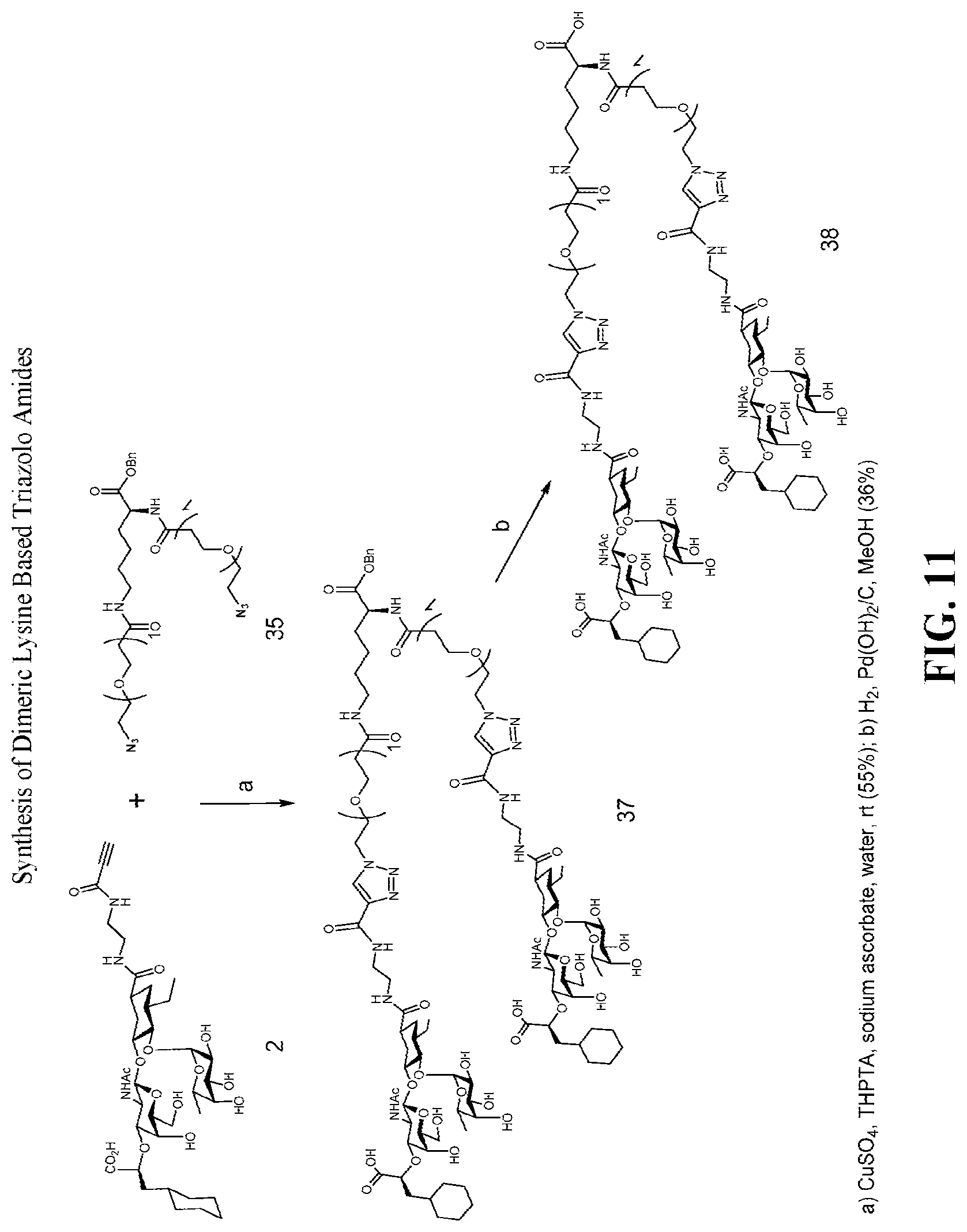 Patent US11780873 Figure 12 – Highly potent multimeric e-selectin antagonists