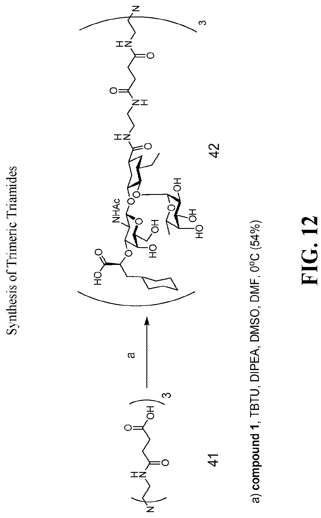 Patent US11780873 Figure 13 – Highly potent multimeric e-selectin antagonists