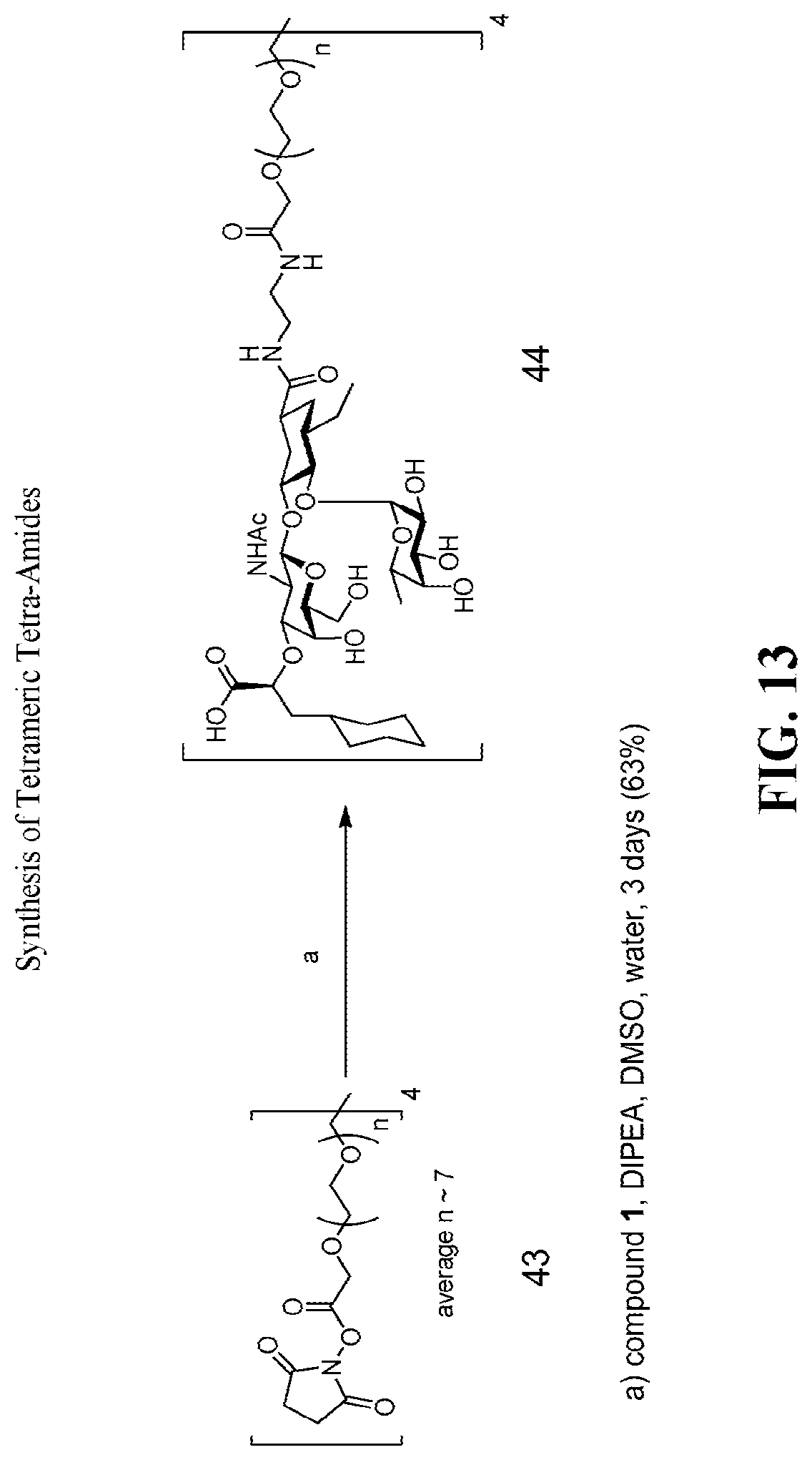 Patent US11780873 Figure 14 – Highly potent multimeric e-selectin antagonists