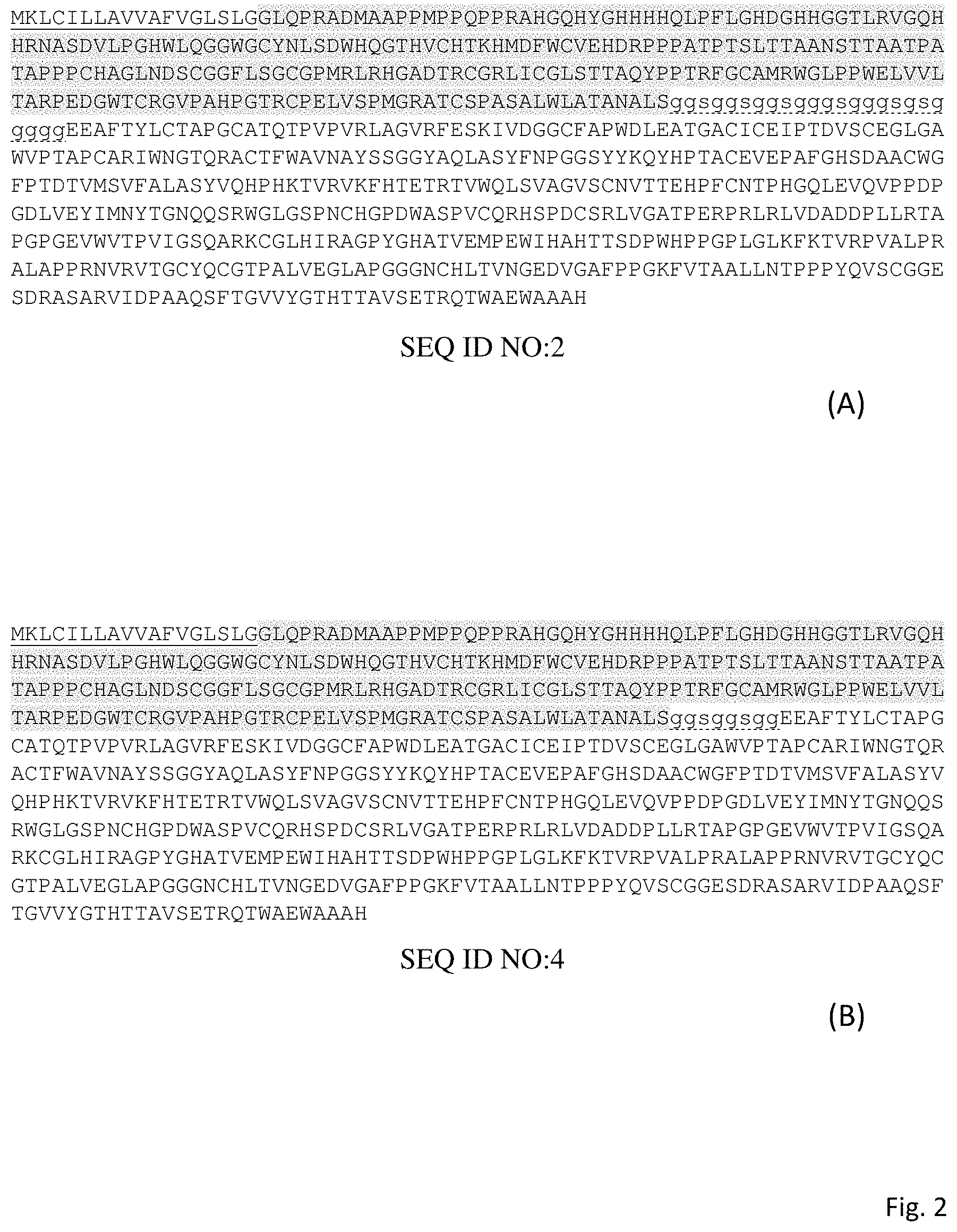 Patent US11780884 Figure 2 – Rubella virus spike construct