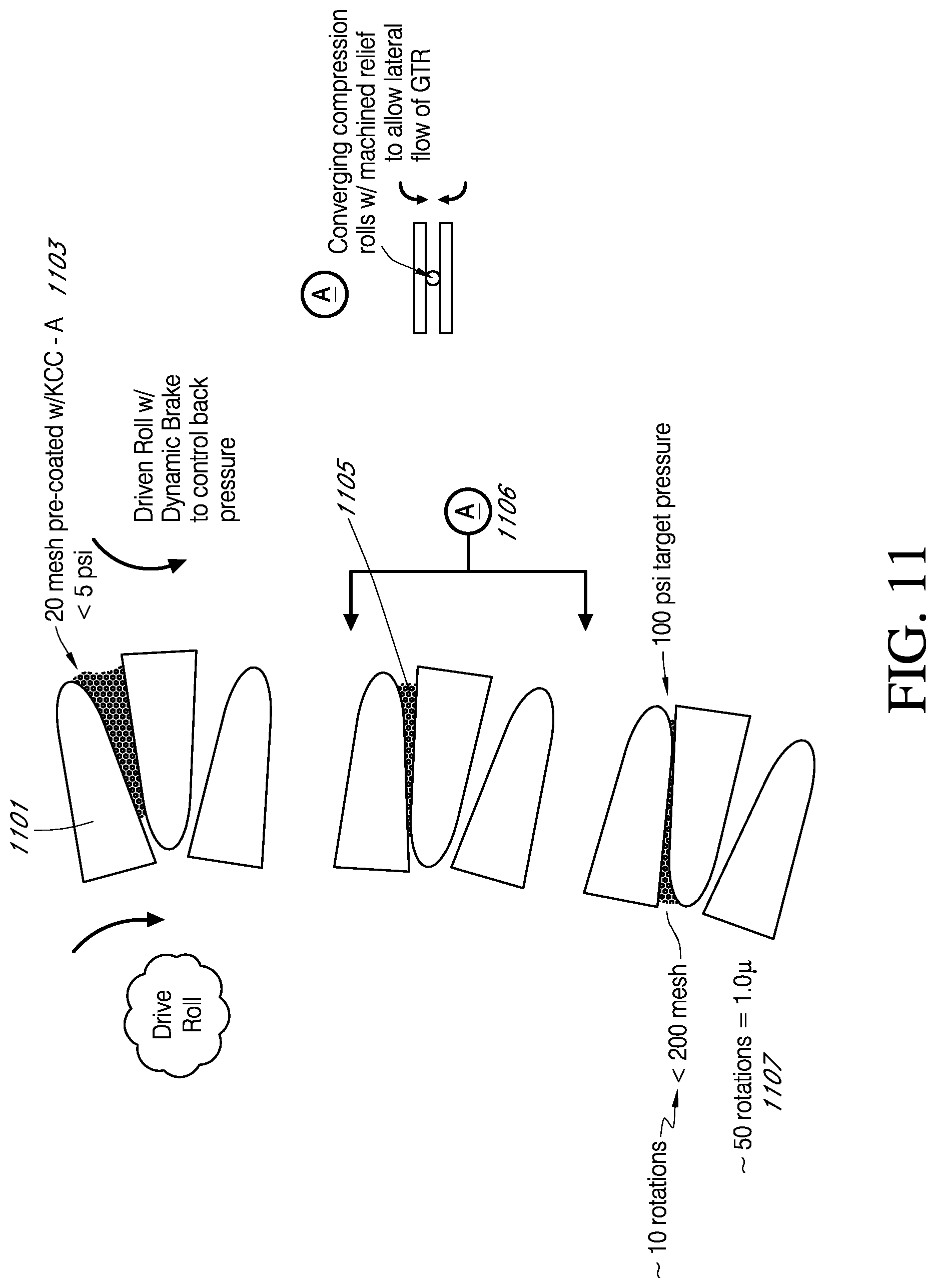 Patent US11781018 Figure 18 – Inter-penetrating elastomer network derived from ground tire rubber particles