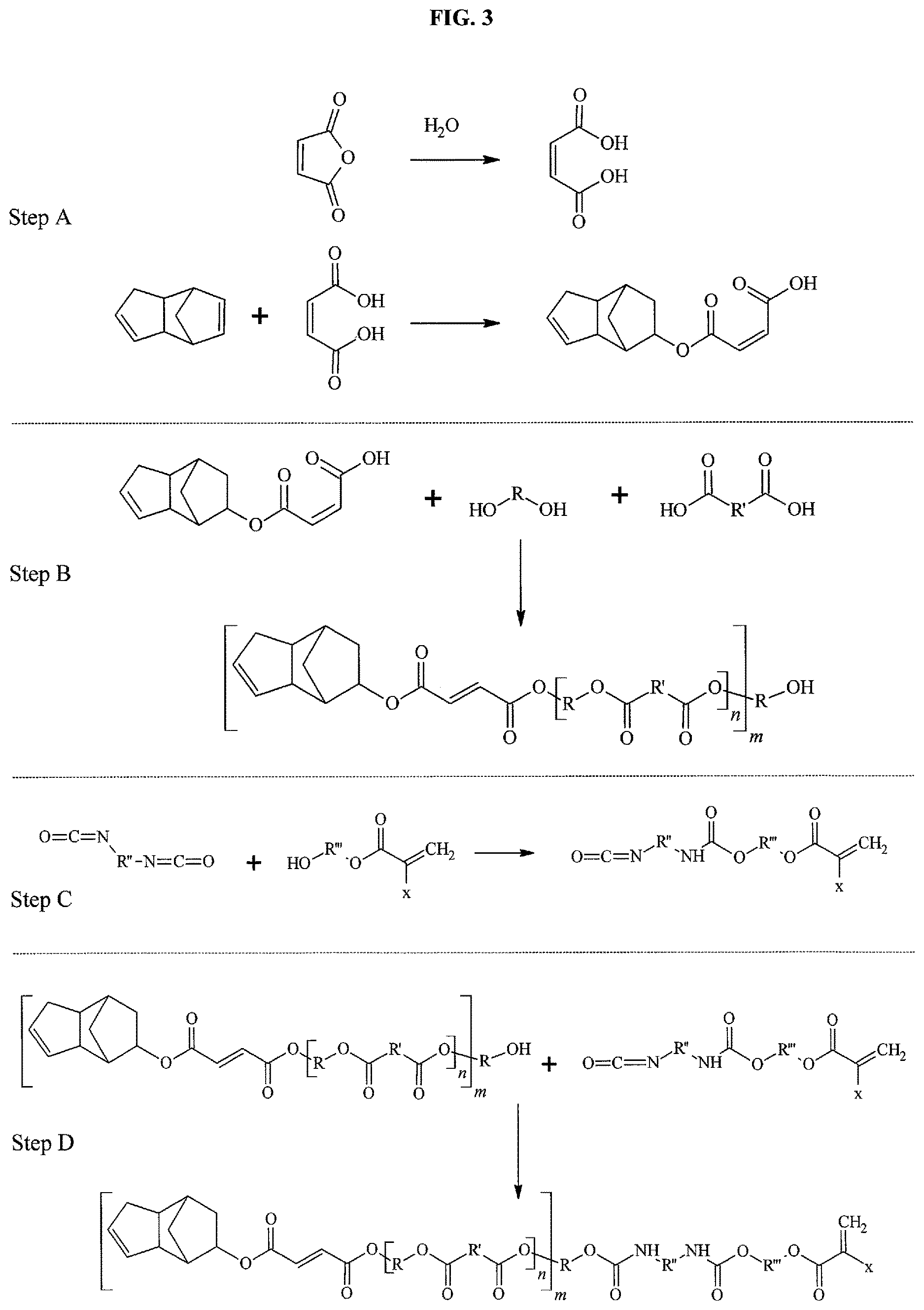 Patent US11781021 Figure 3 – Dicyclopentadiene modified ester oligomers useful in corrosion resistant coatings