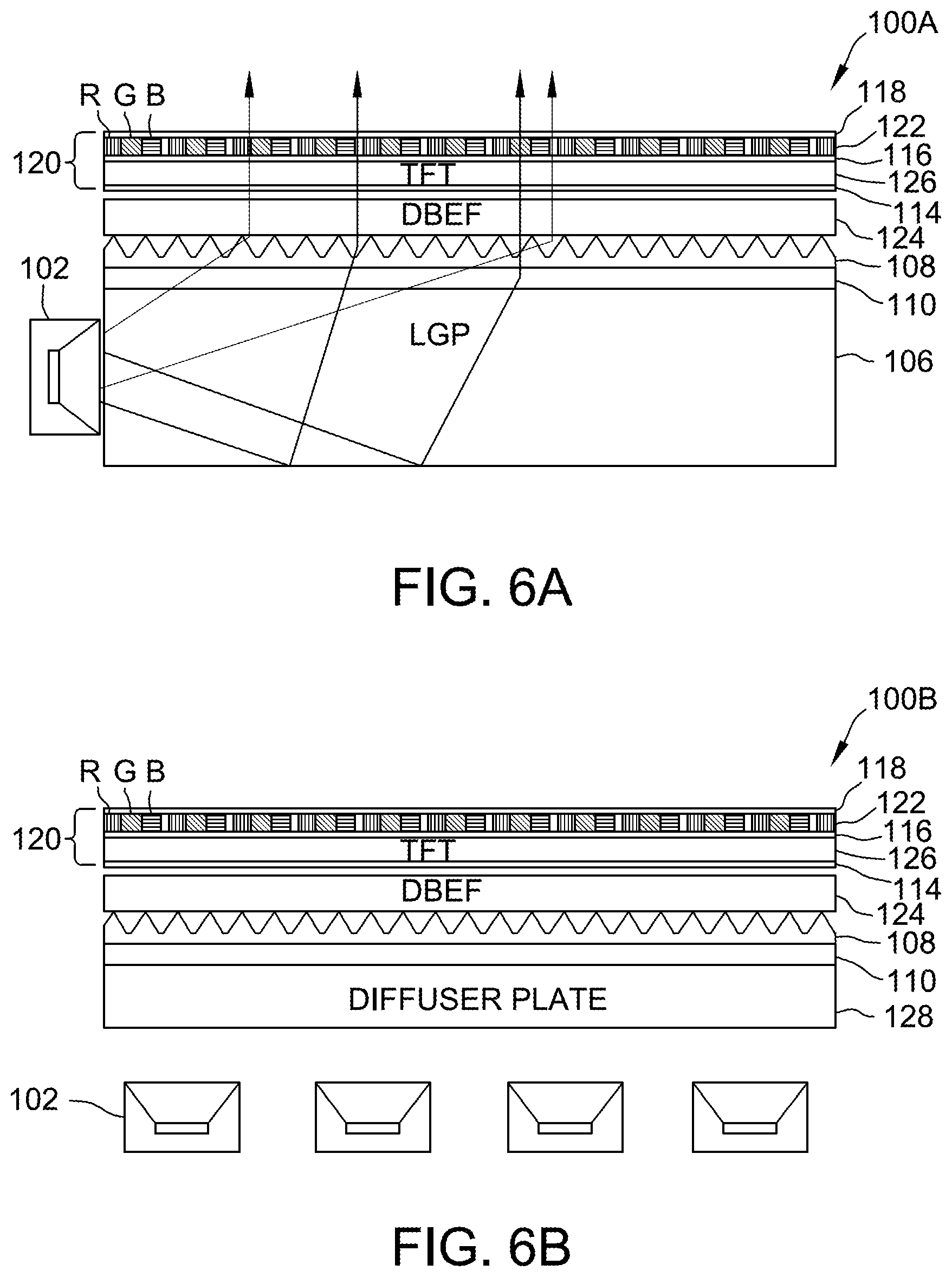 Patent US11781028 Figure 4 – Ink compositions with narrow band emission phosphor materials
