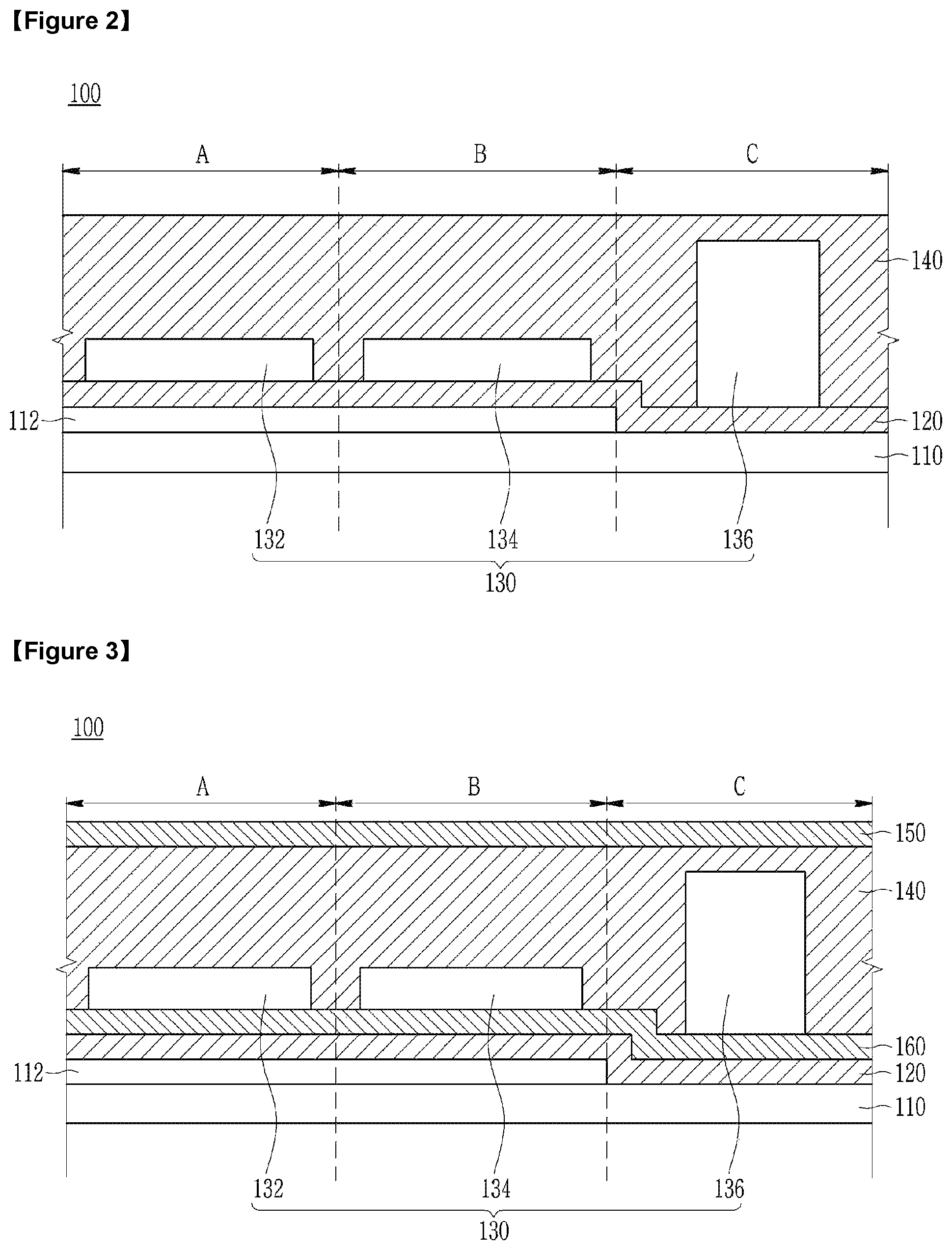Patent US11781038 Figure 2 – Color conversion panel and manufacturing method thereof