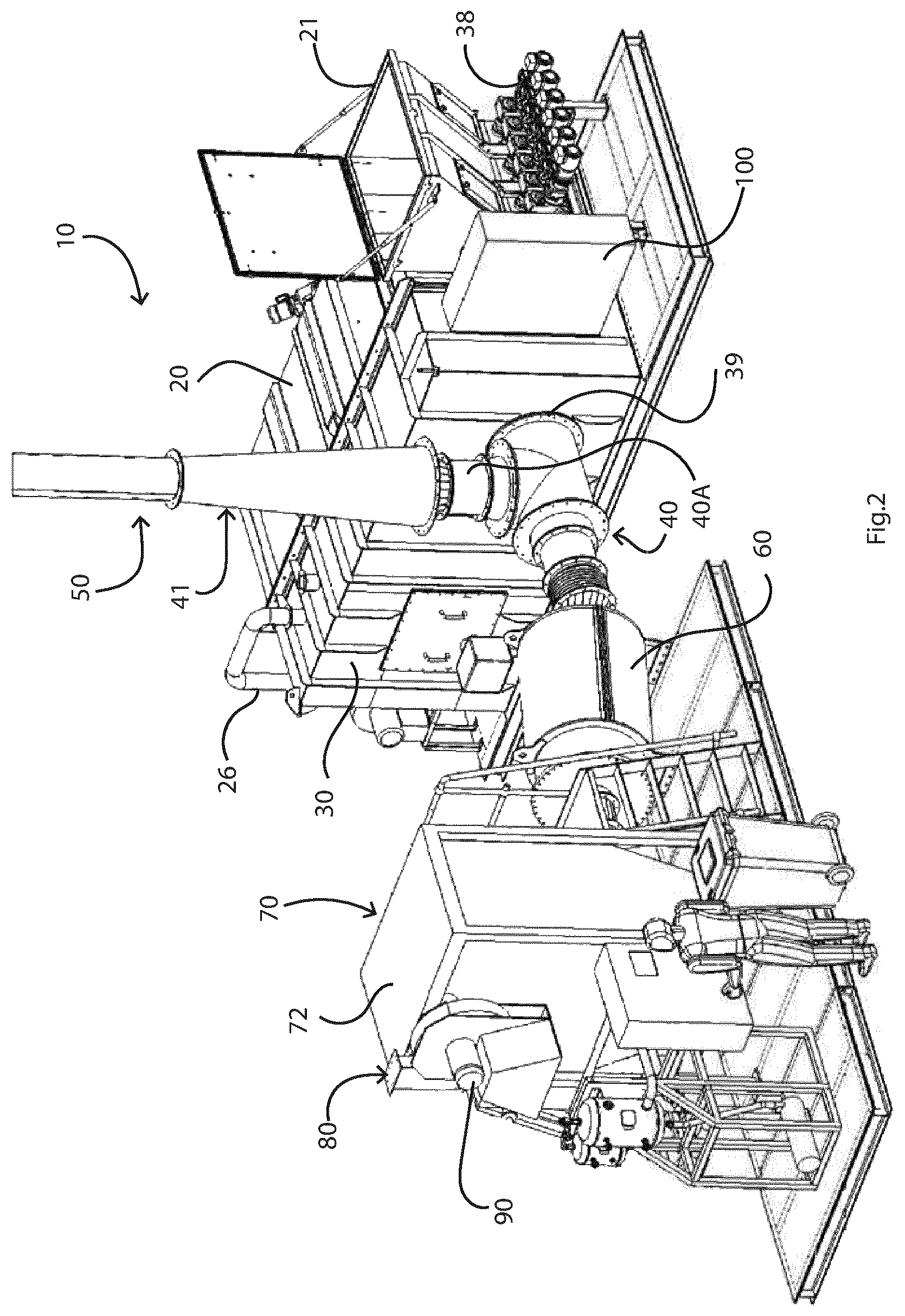 Patent US11781080 Figure 2 – Gasification apparatus with controller for negative pressure