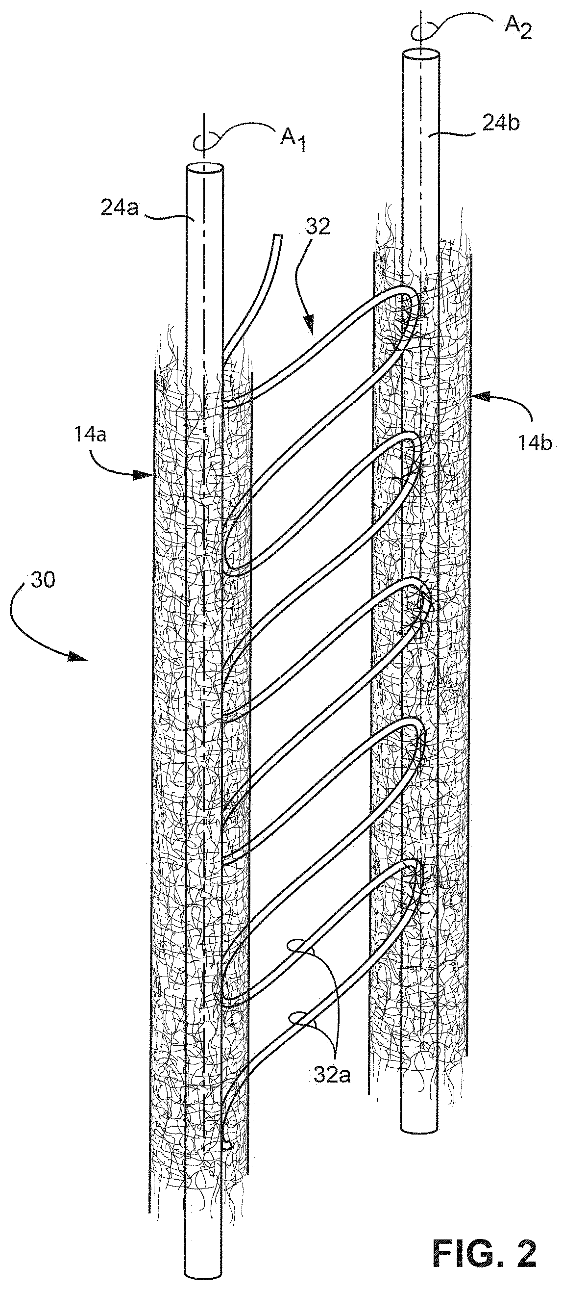 Patent US11781089 Figure 2 – Multiple wick candle assemblies and methods of making the same