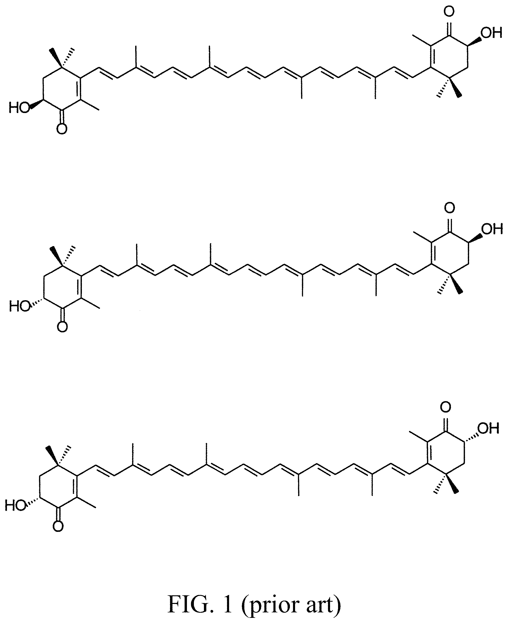 Patent US11781124 Figure 1 – Recombinant polynucleotide sequence for producing astaxanthin and uses thereof