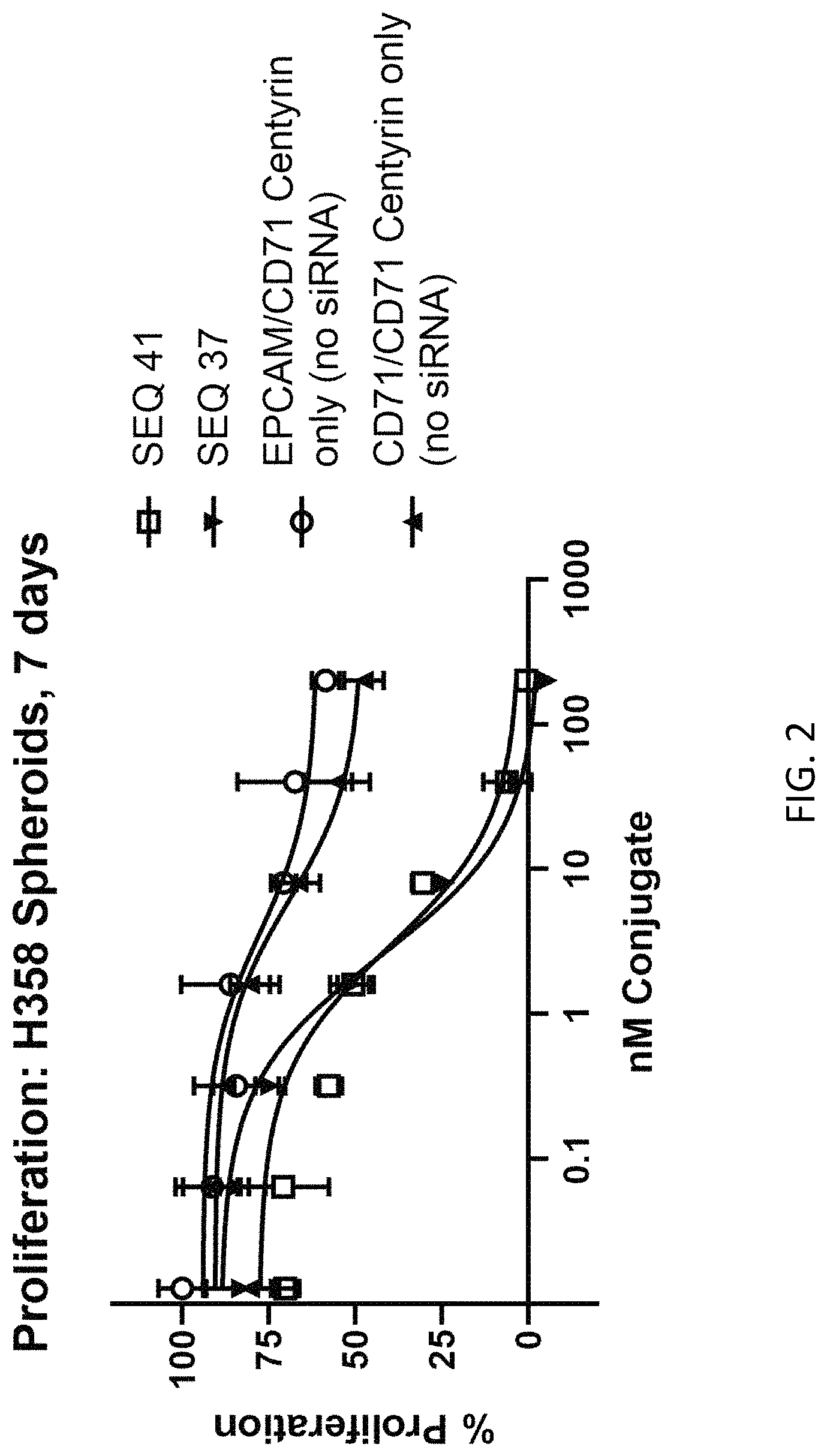 Patent US11781138 Figure 2 – FN3 domain-siRNA conjugates and uses thereof