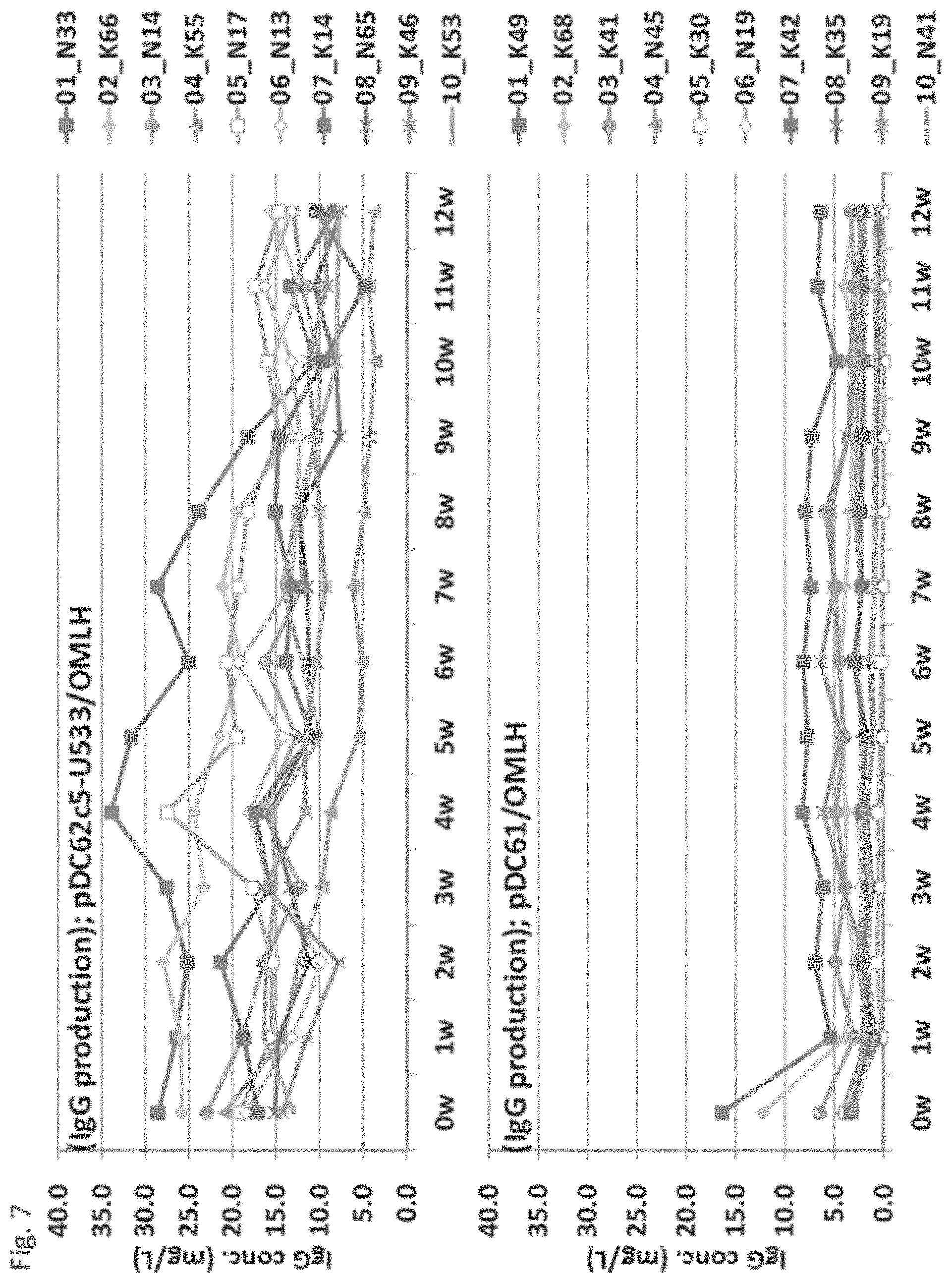 Patent US11781146 Figure 7 – Vector including a translation-impaired dihydrofolate reductase gene cassette and ubiquitously acting chromatin opening element
