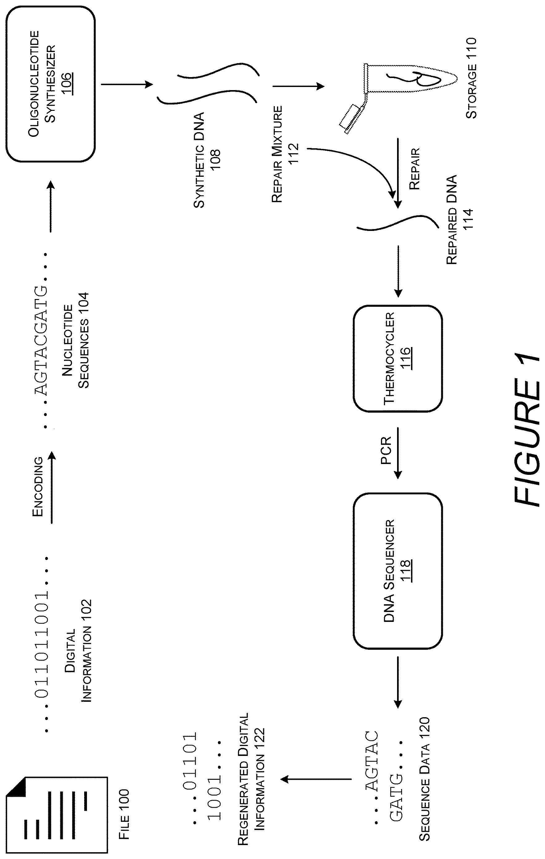 Patent US11781169 — Enzymatic DNA repair — Figure 1