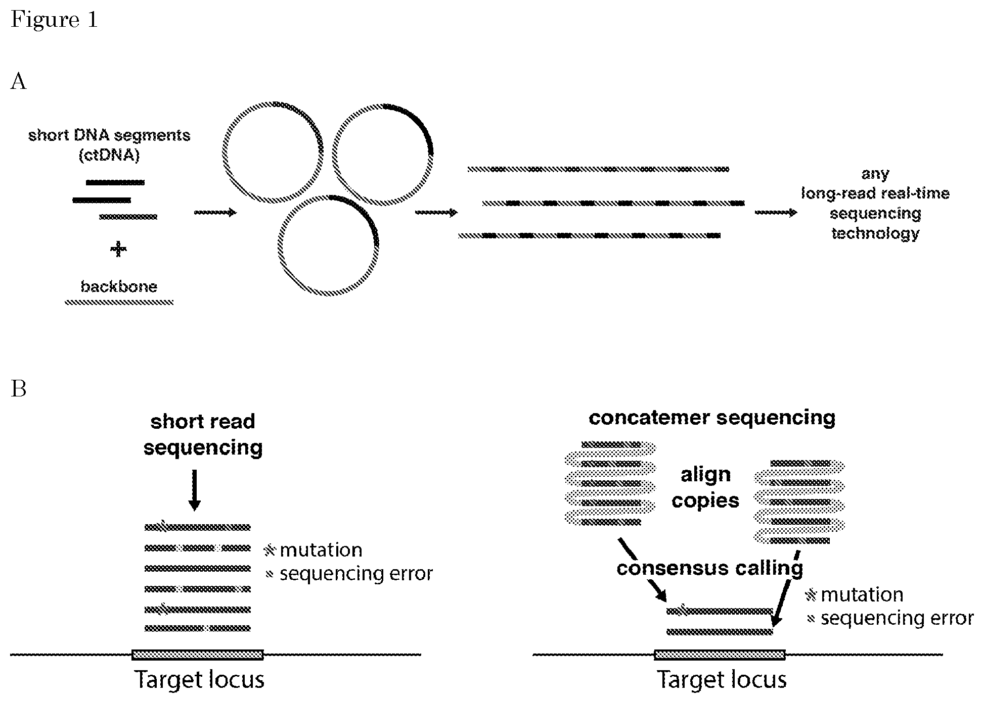Patent US11781170 Figure 1 – Methods for preparing nucleic acid molecules for sequencing