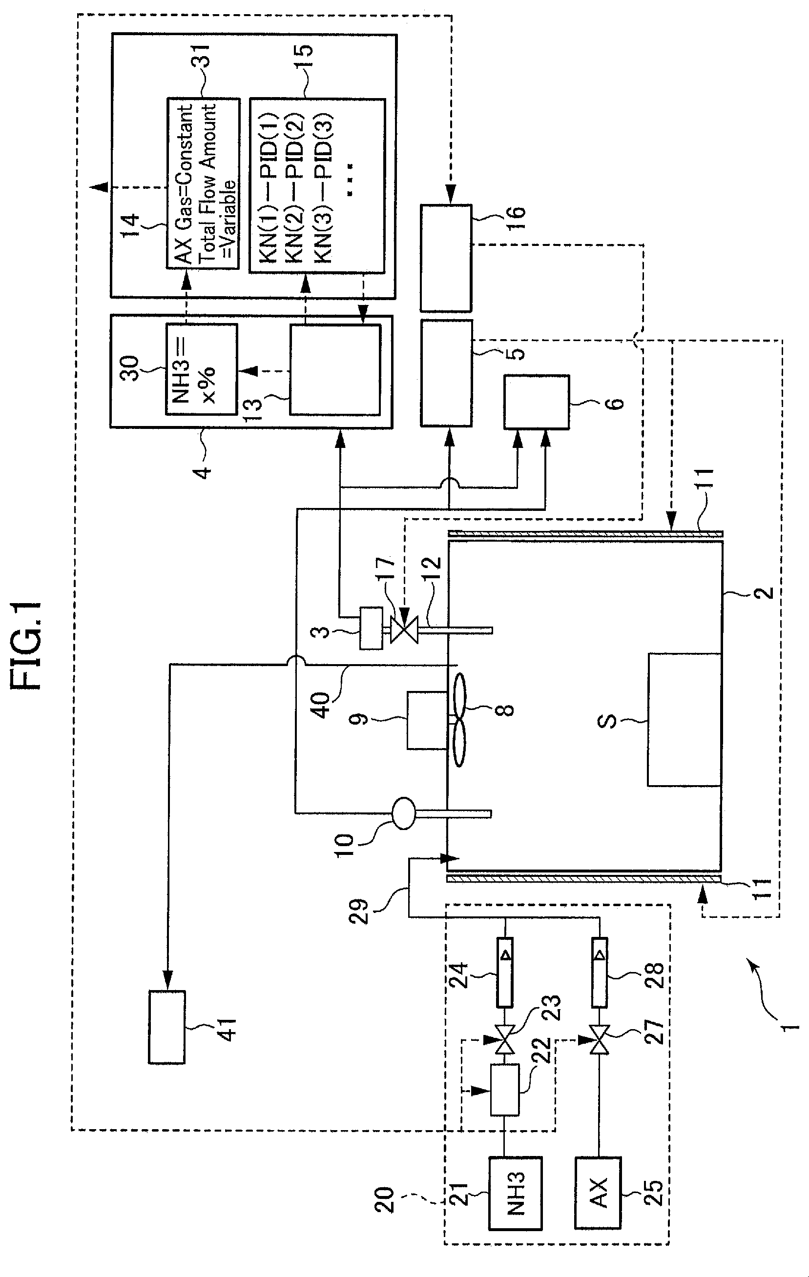 Patent US11781209 Figure 1 – Surface hardening treatment device and surface hardening treatment method