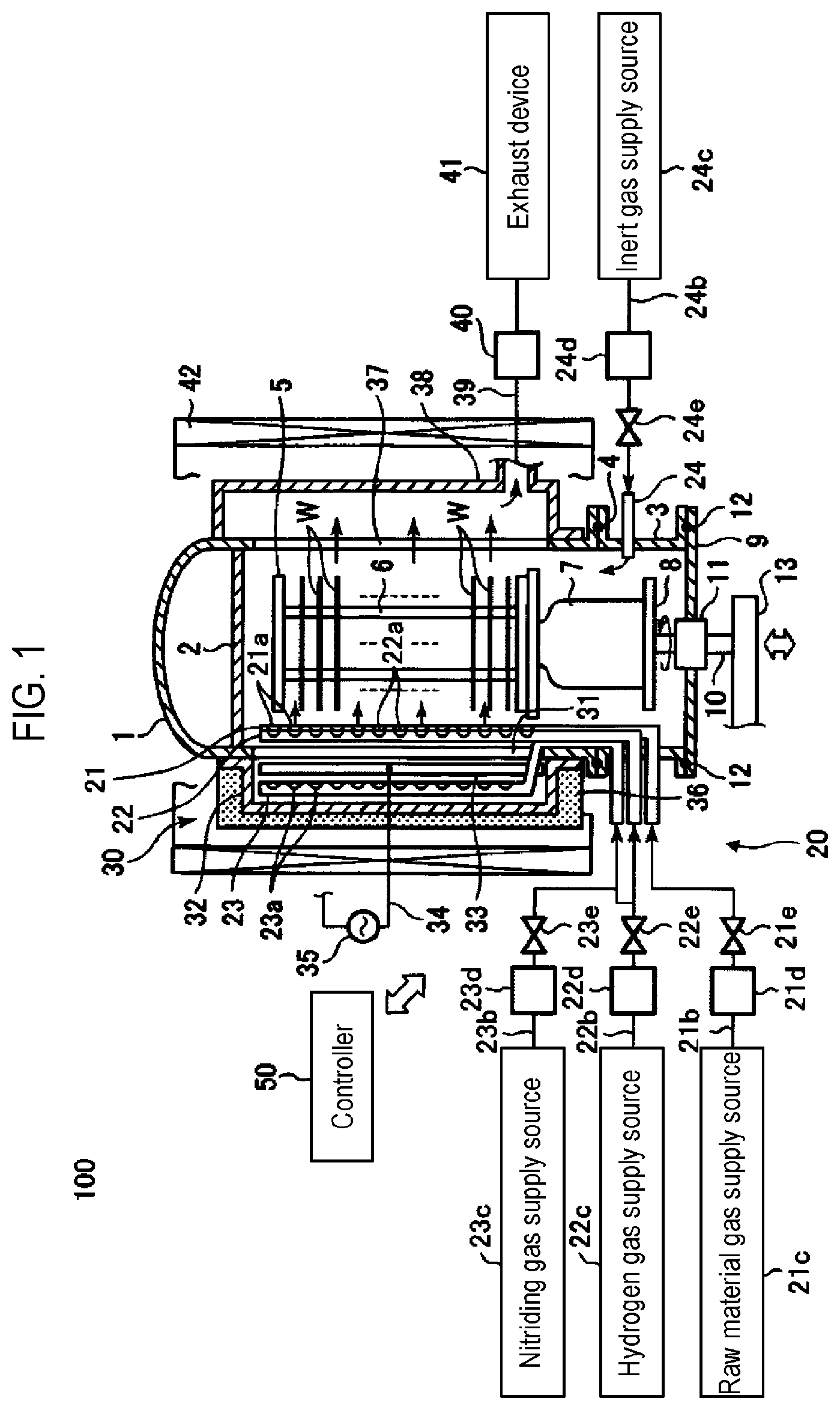 Patent US11781219 Figure 1 – Processing apparatus and processing method