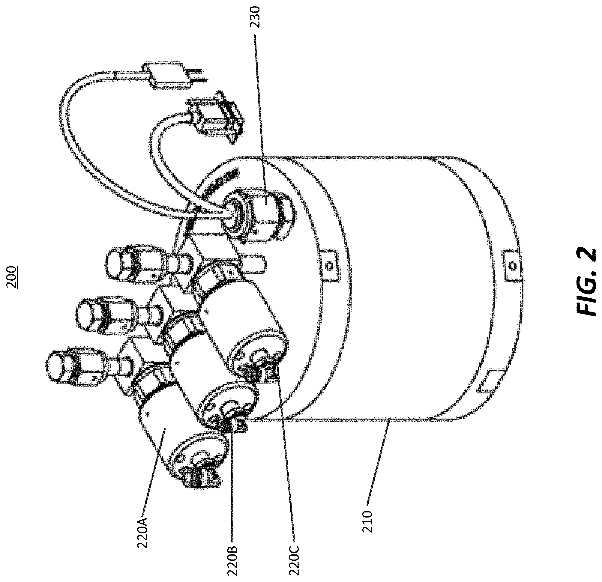 Patent US11781221 Figure 2 – Chemical source vessel with dip tube
