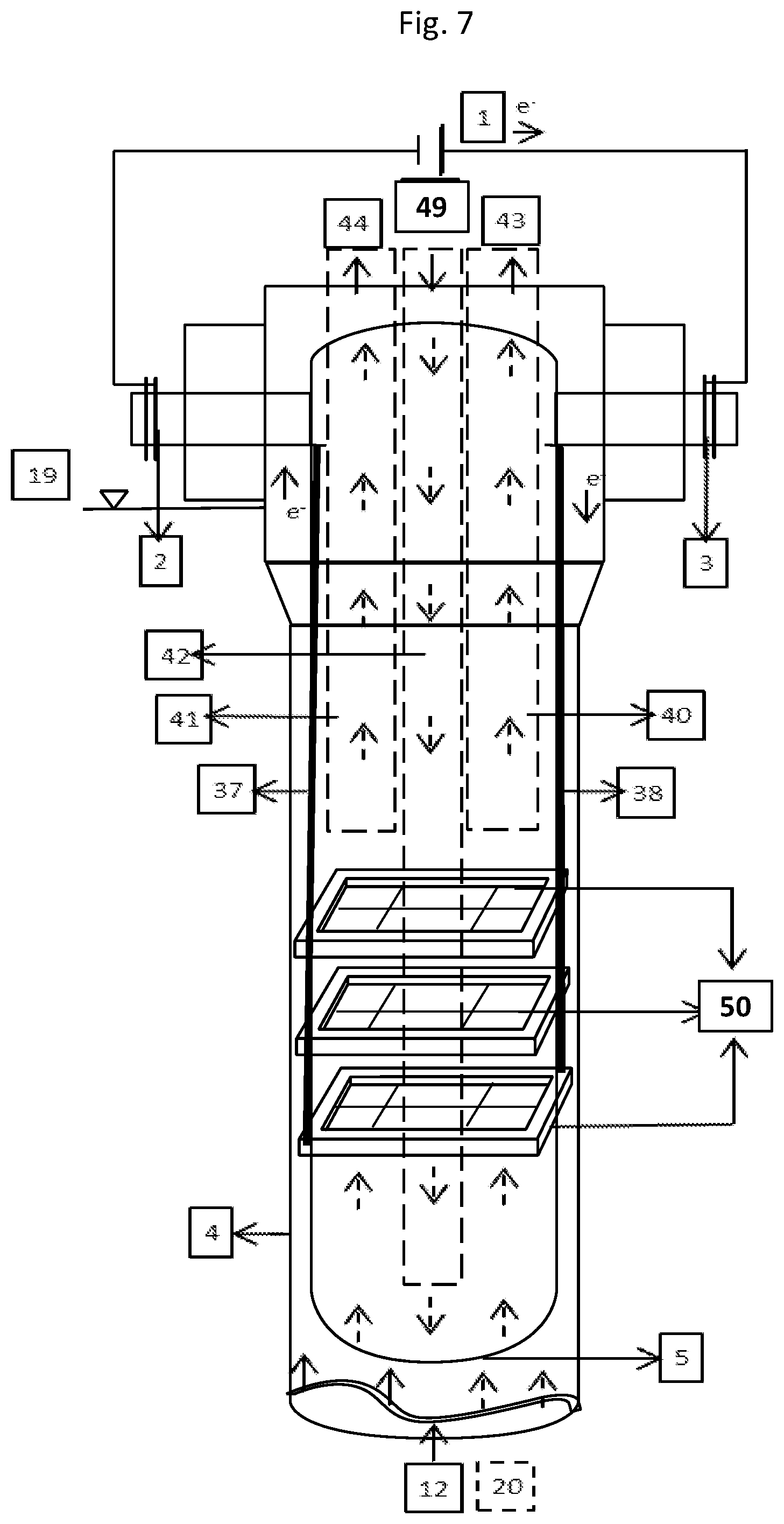 Patent US11781229 Figure 7 – Hydrogen production from geothermal resources using closed-loop systems