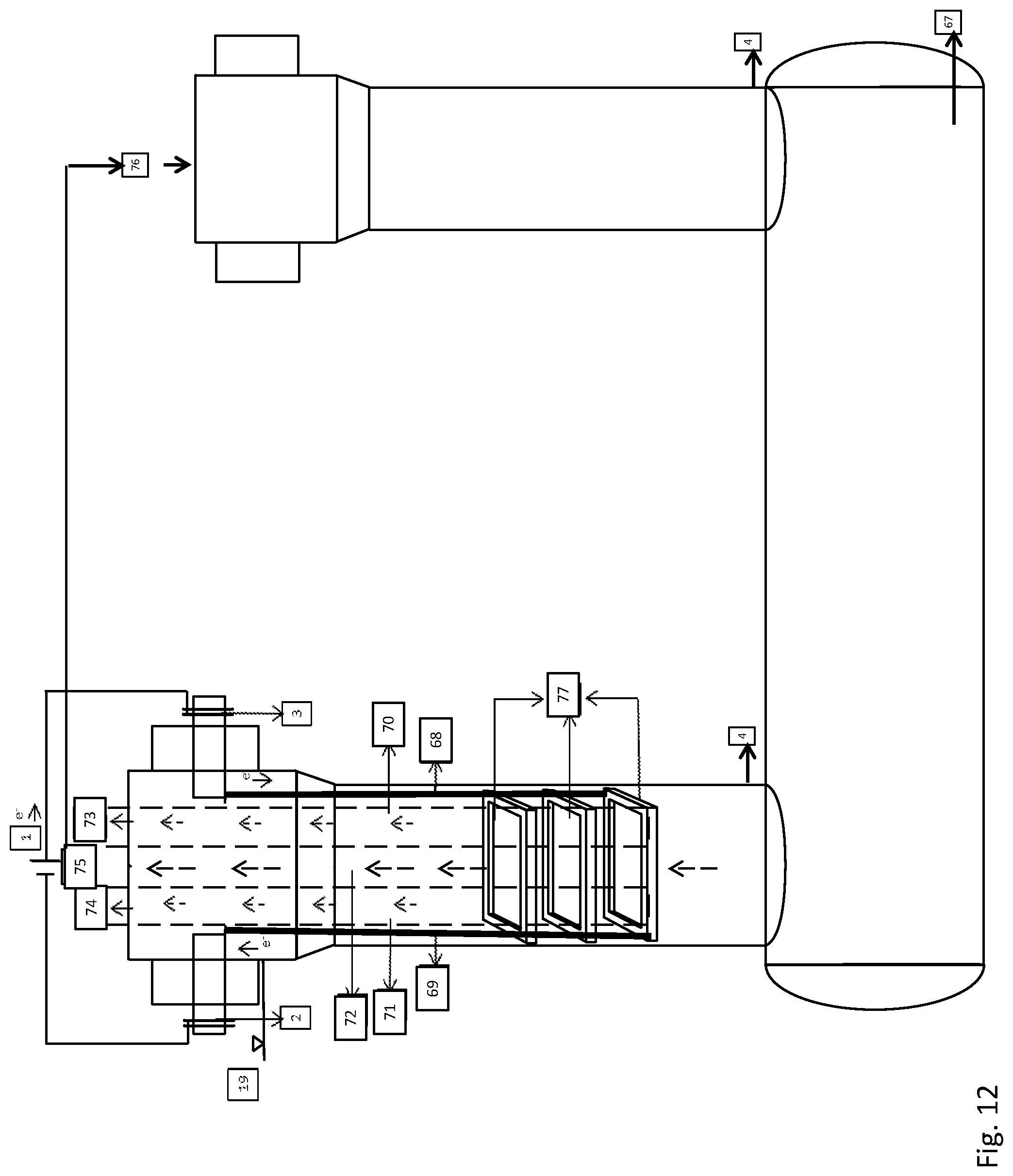 Patent US11781229 Figure 12 – Hydrogen production from geothermal resources using closed-loop systems