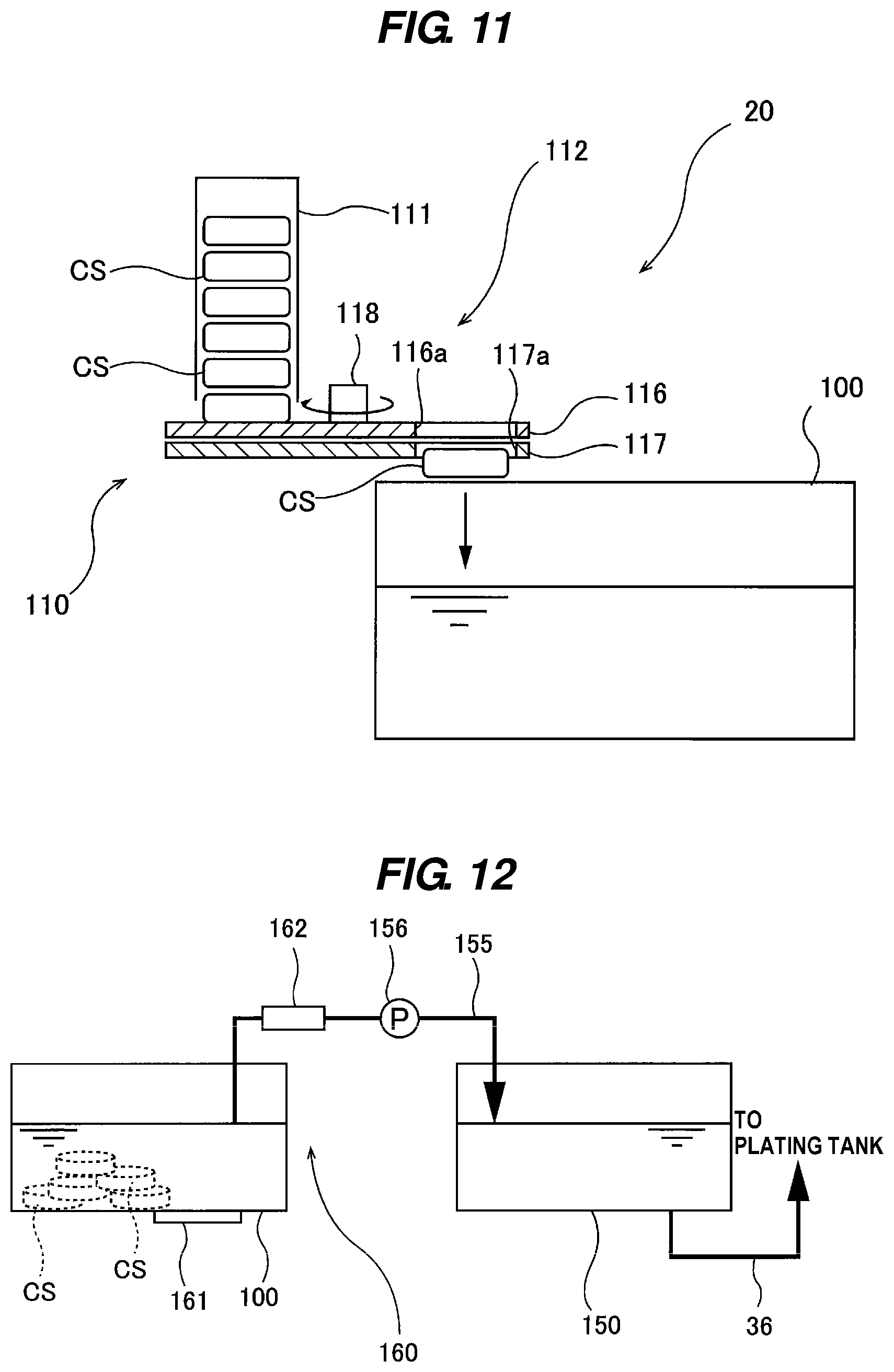 Patent US11781233 Figure 8 – Copper oxide solid for use in plating of a substrate, method of producing the copper oxide solid, and apparatus for supplying a plating solution into a plating tank