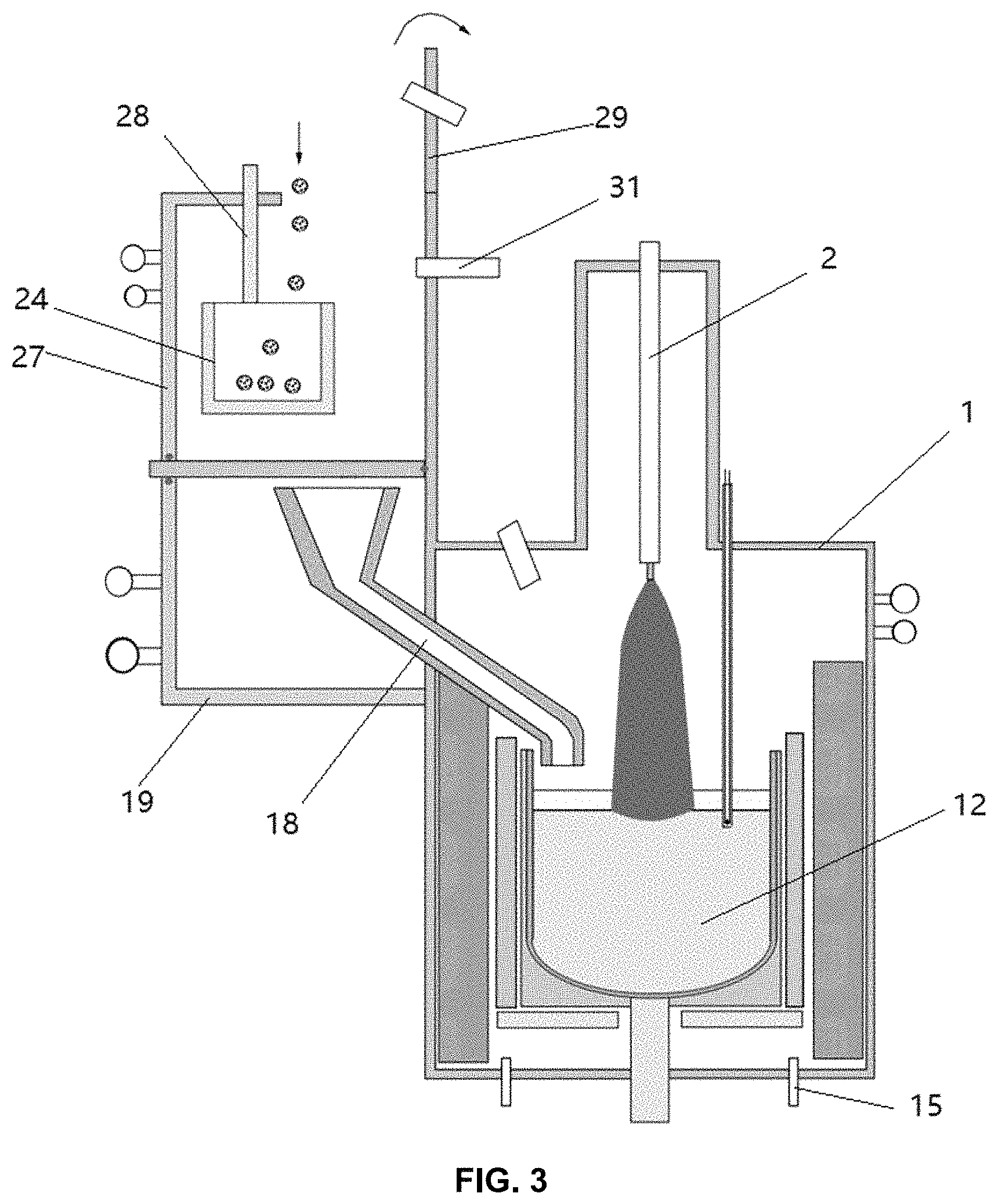 Patent US11781240 Figure 2 – Method for preparing indium phosphide crystal by utilizing indium-phosphorus mixture