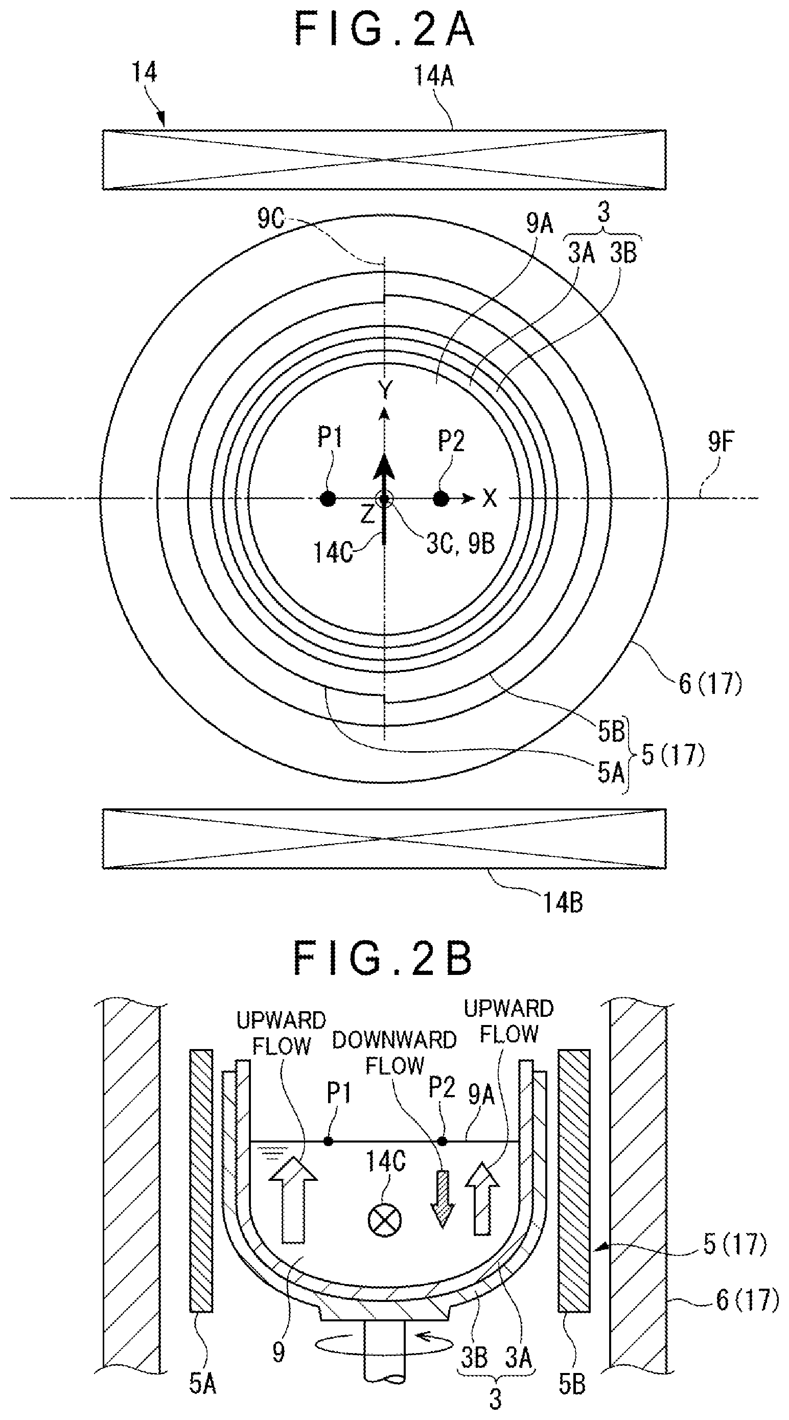 Patent US11781242 Figure 2 – Method for controlling convection pattern of silicon melt, method for producing silicon single crystals, and device for pulling silicon single crystals
